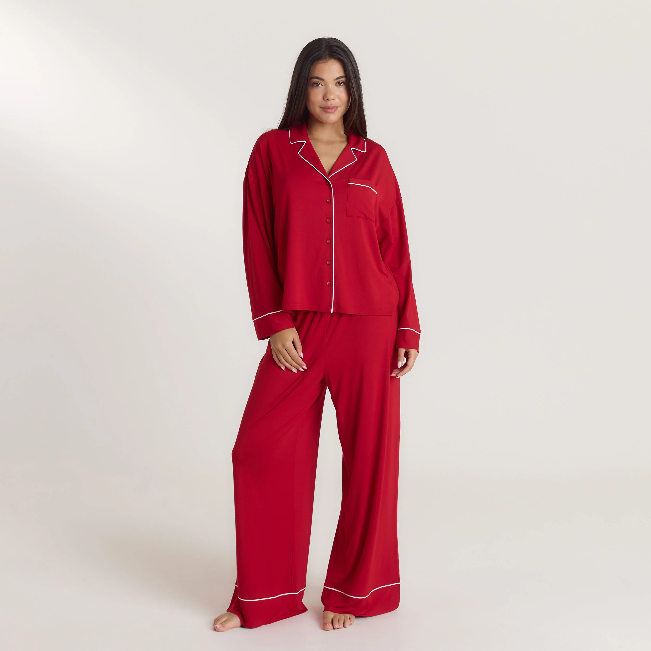 Alpine Dreams Pajama Bottoms - Red - Image 4
