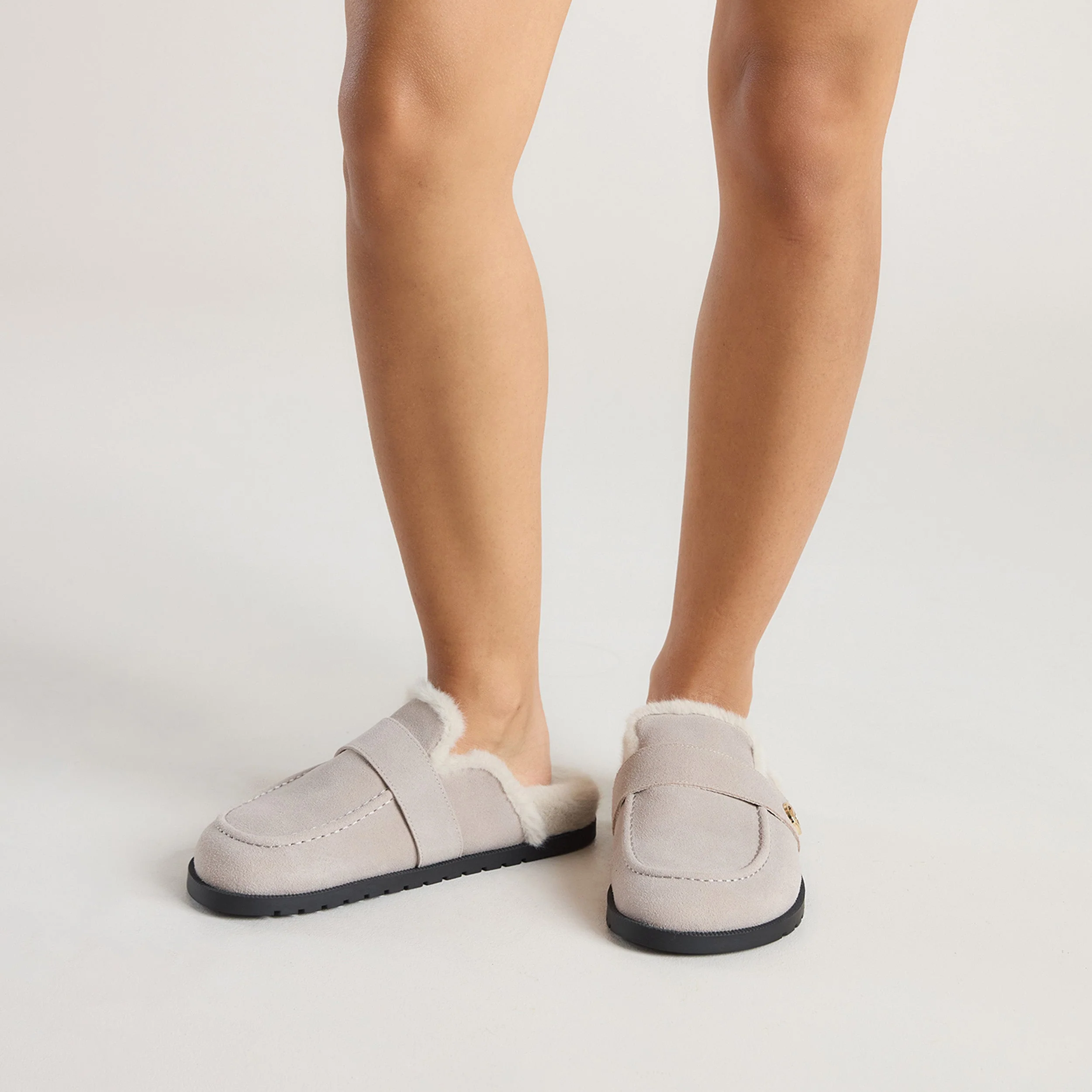 Amara Mules - Light Grey - Image 3
