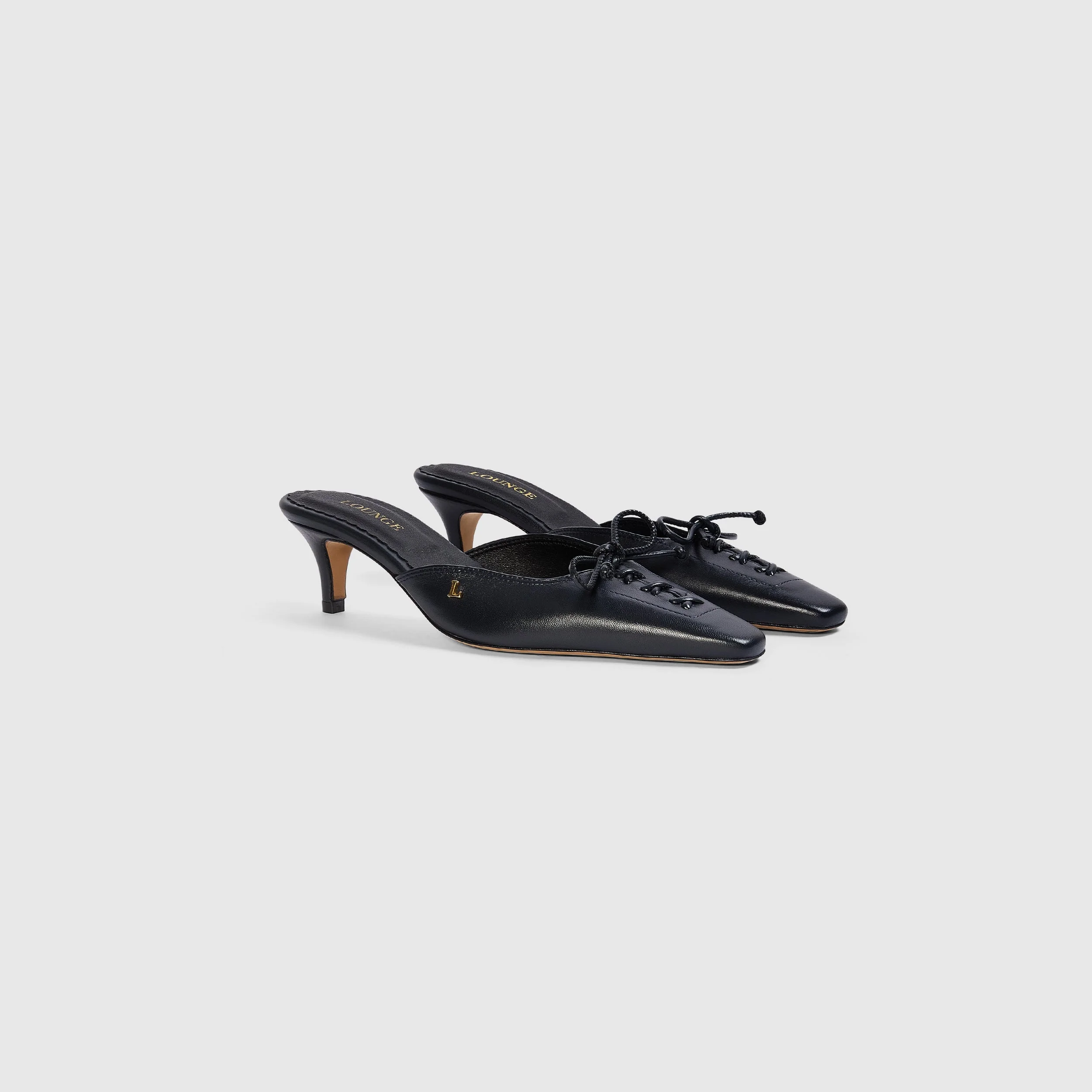 Annabelle Kitten Heels - Black - Image 3