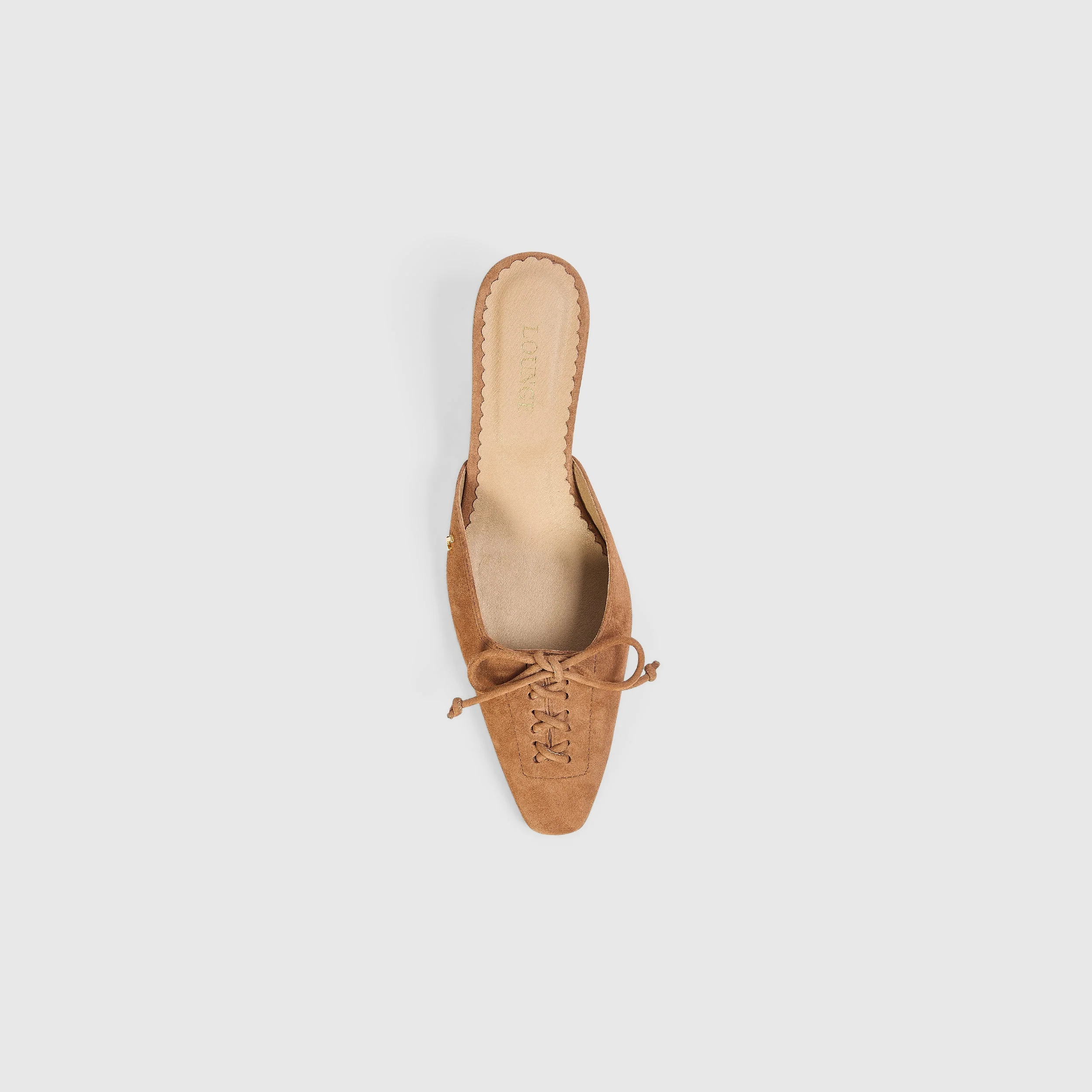 Annabelle Kitten Heels - Tan - Image 3