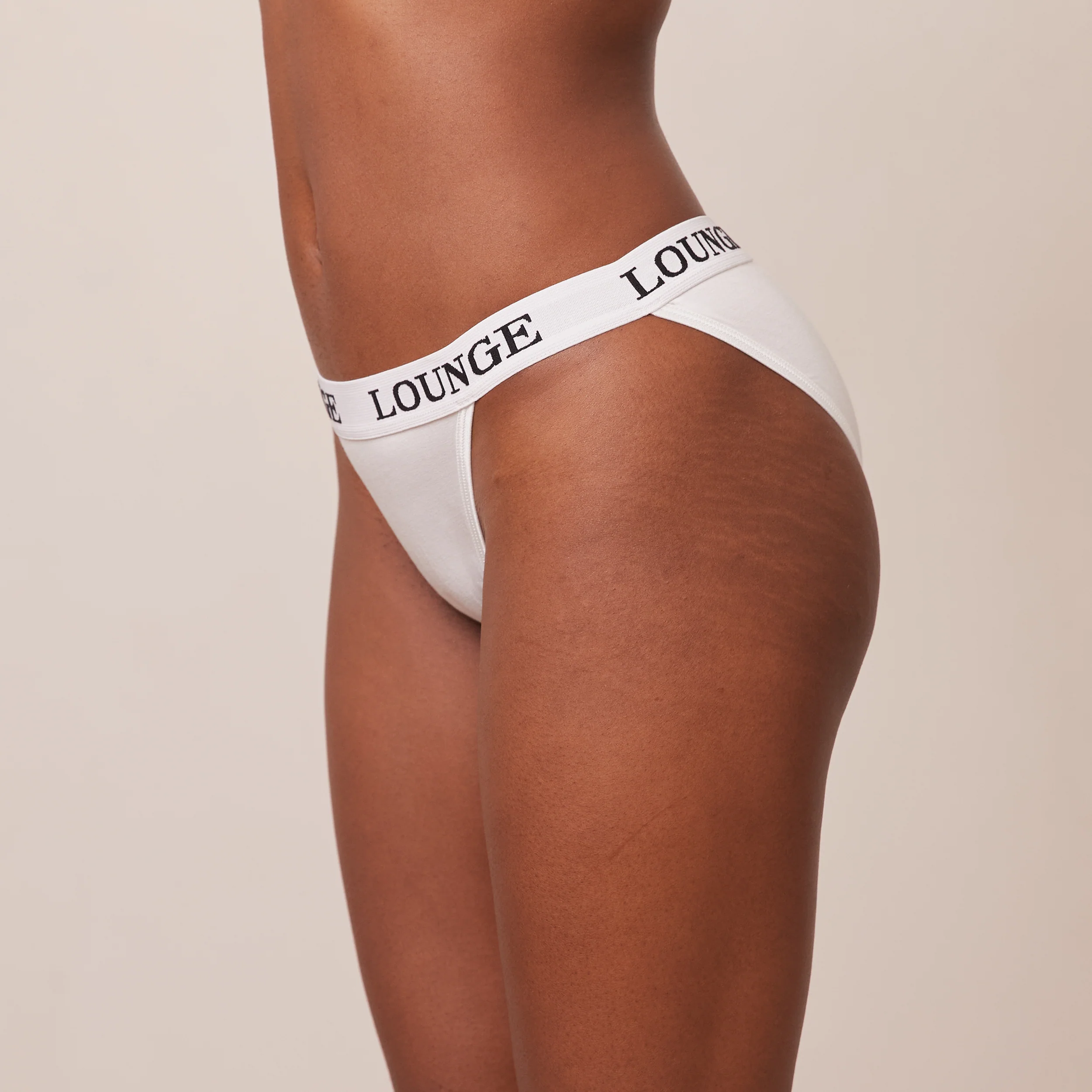 Bamboo Triangle Briefs - All White - Image 4