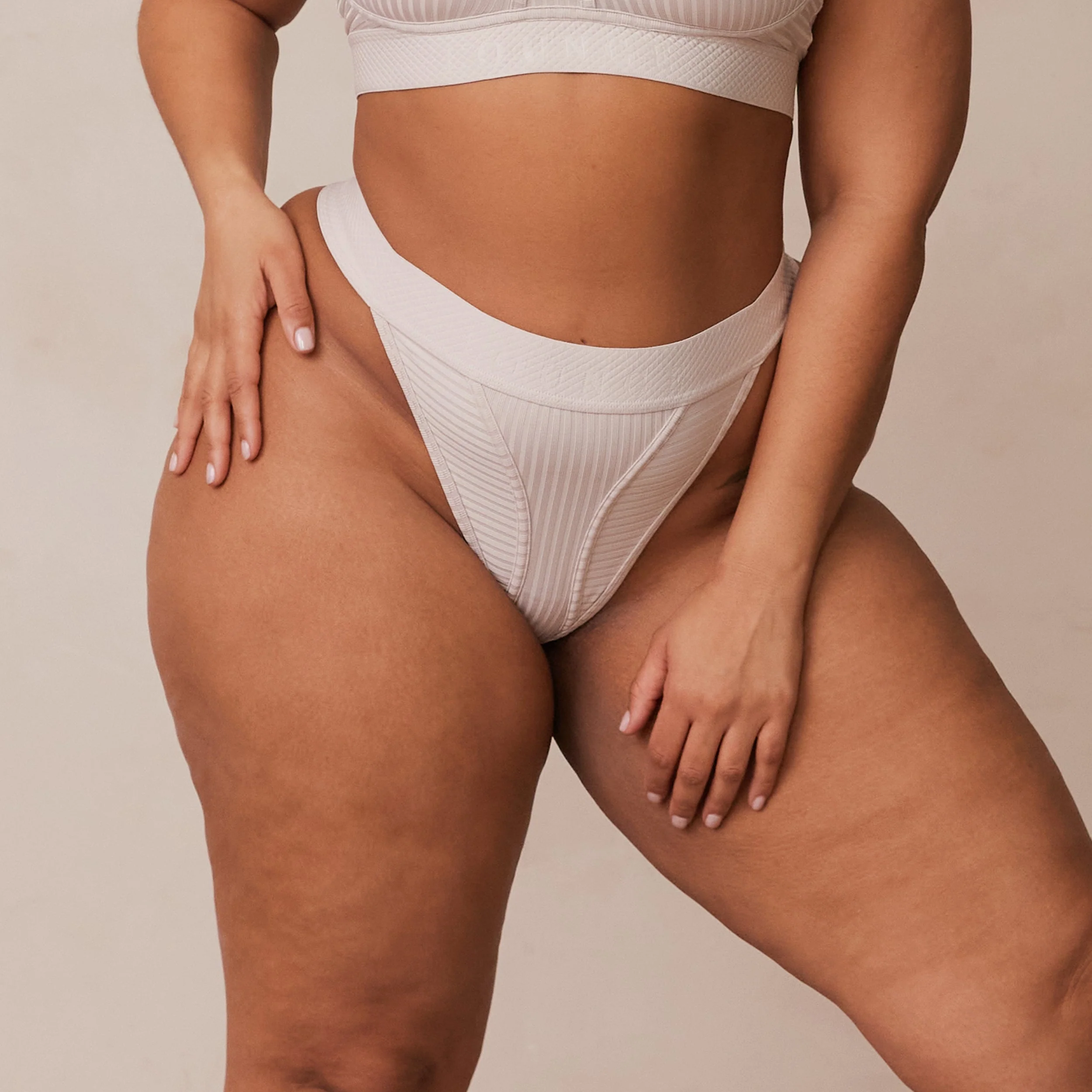 Bare Thong - Cream - Image 4
