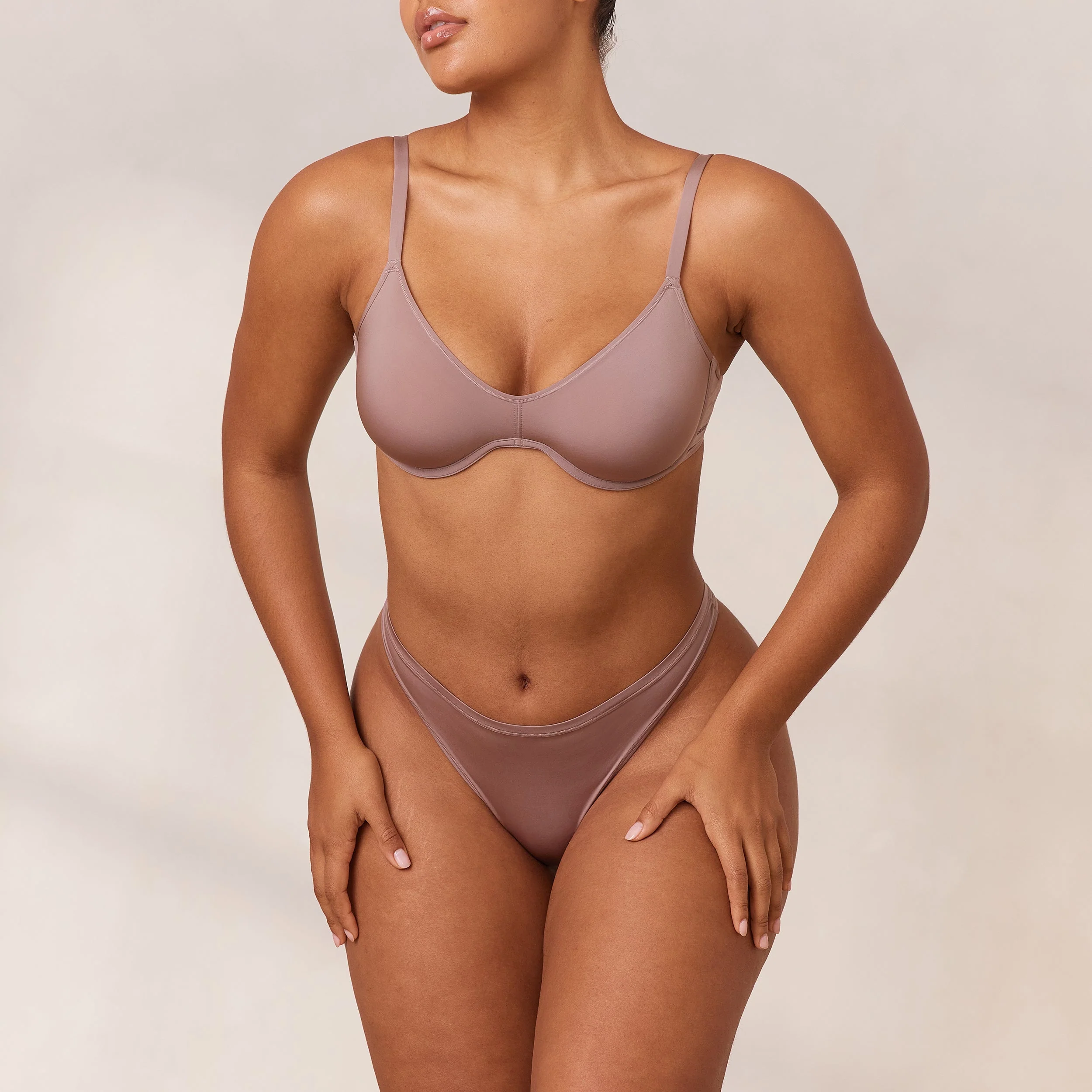 Barely There Plunge Bra - Mauve - Image 7
