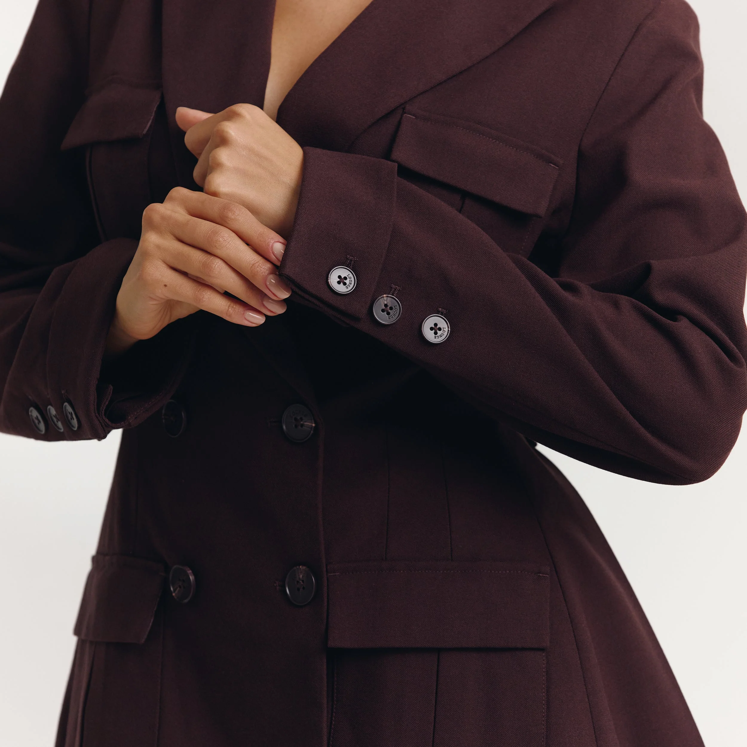 Blazer Dress - Chocolate - Image 5