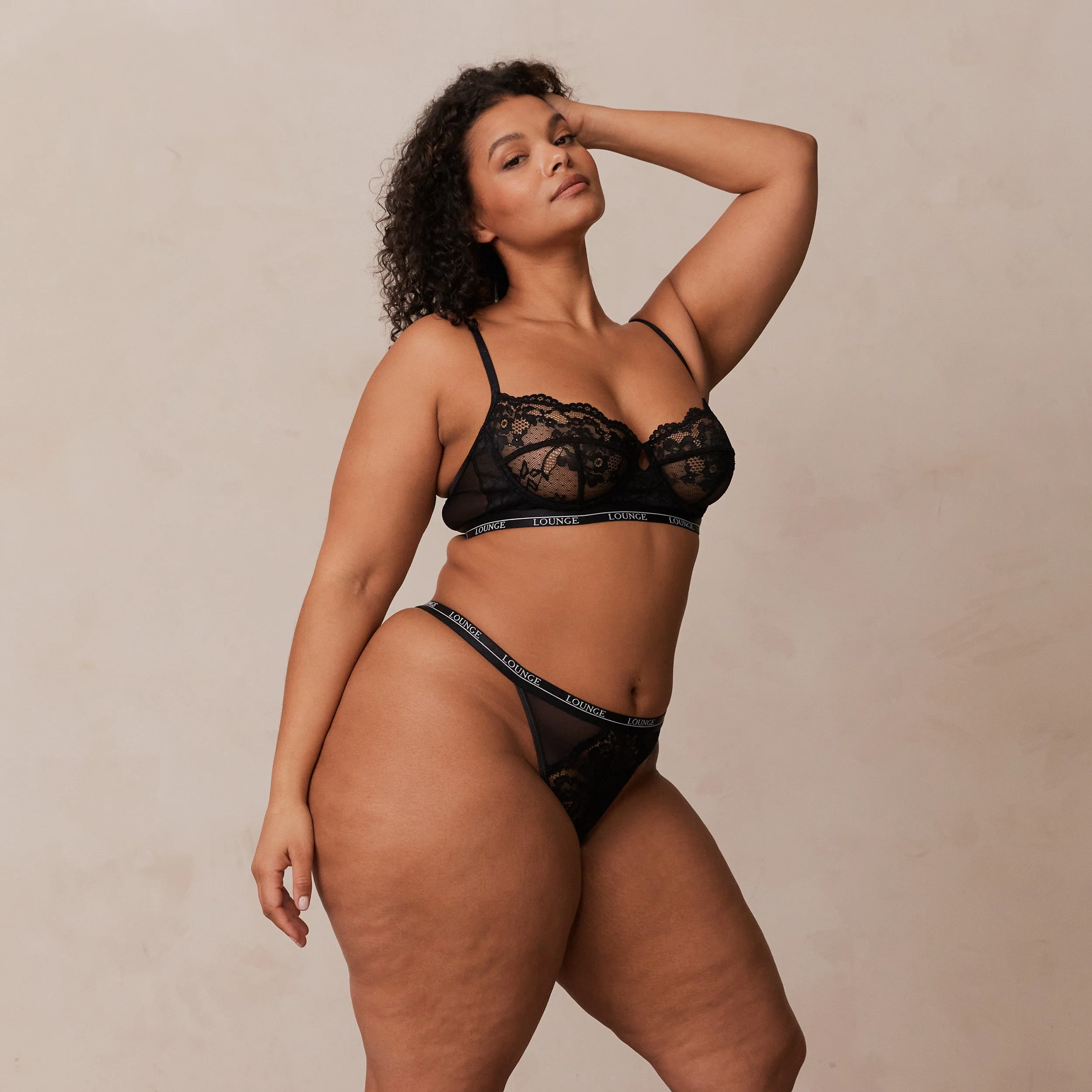 Blossom Balcony Bra - Black - Image 9