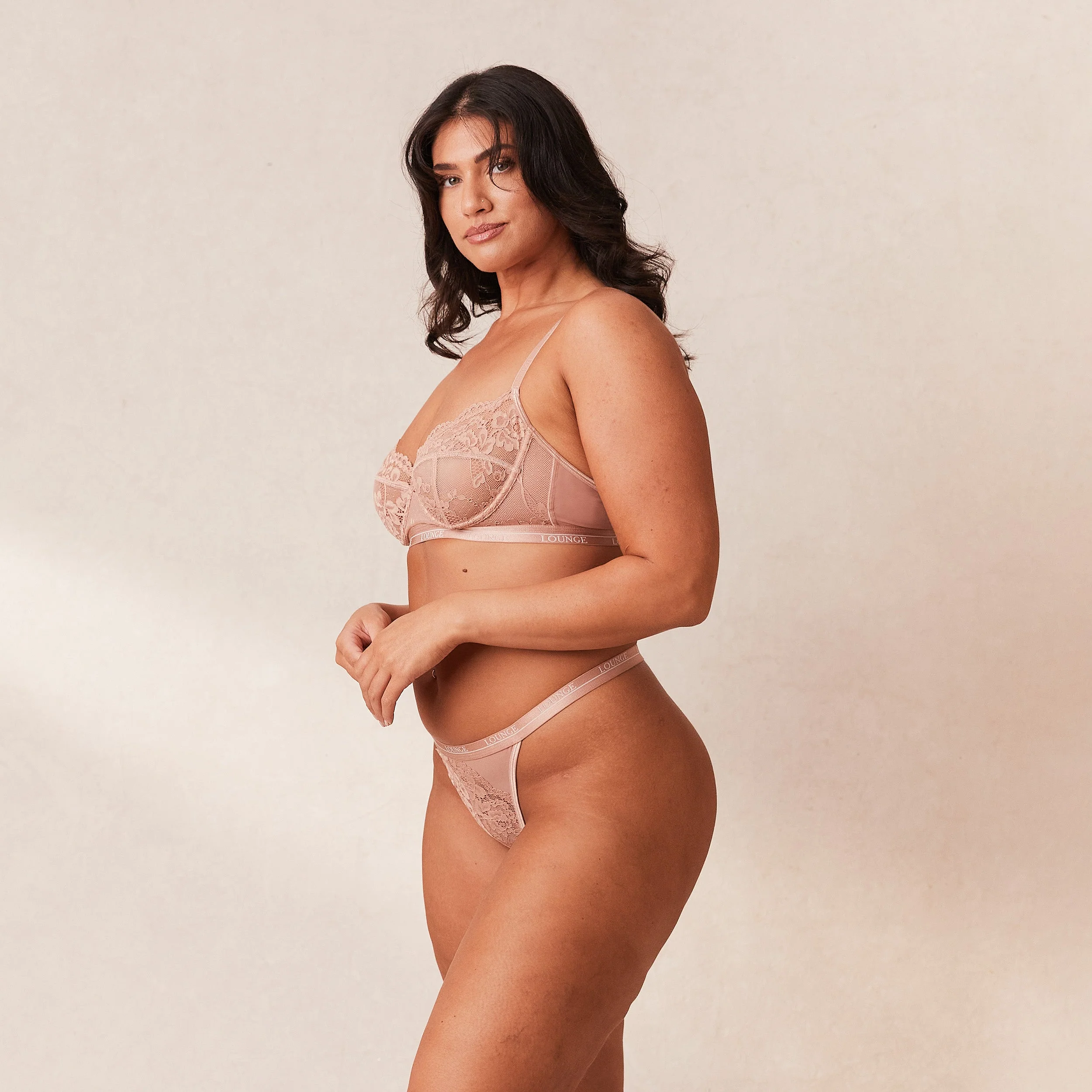 Blossom Balcony Bra - Dusty Rose - Image 11