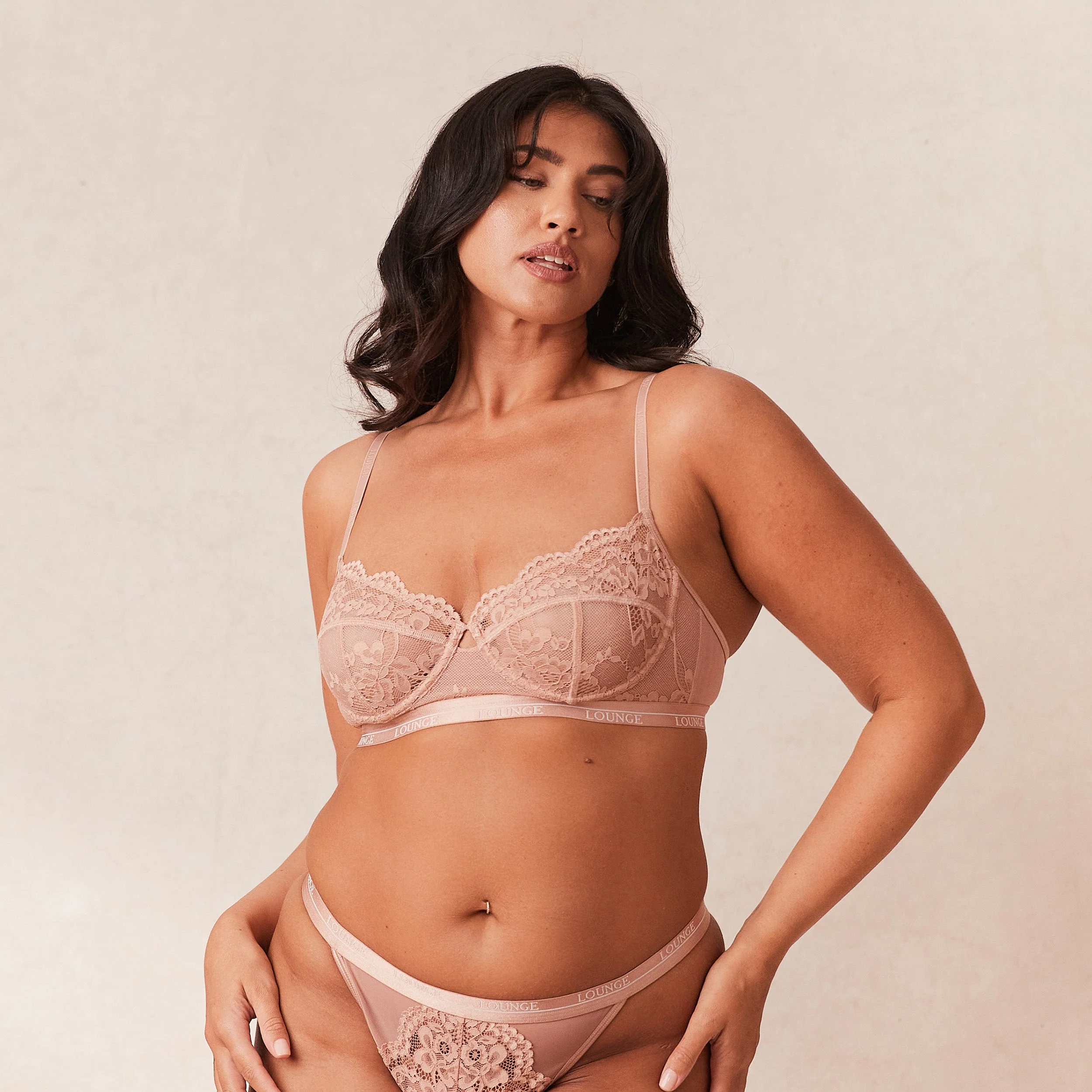 Blossom Balcony Bra - Dusty Rose - Image 12
