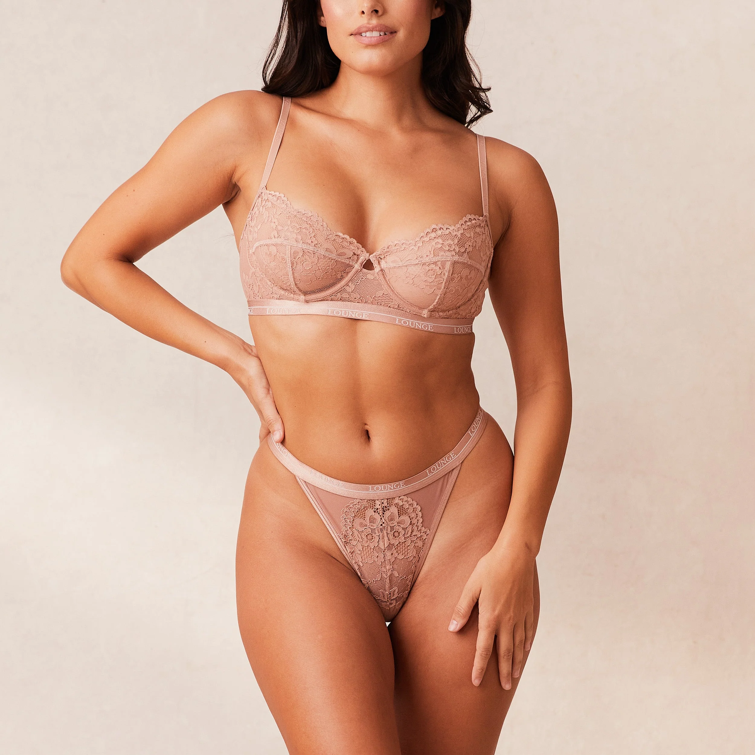 Blossom Balcony Bra - Dusty Rose - Image 3
