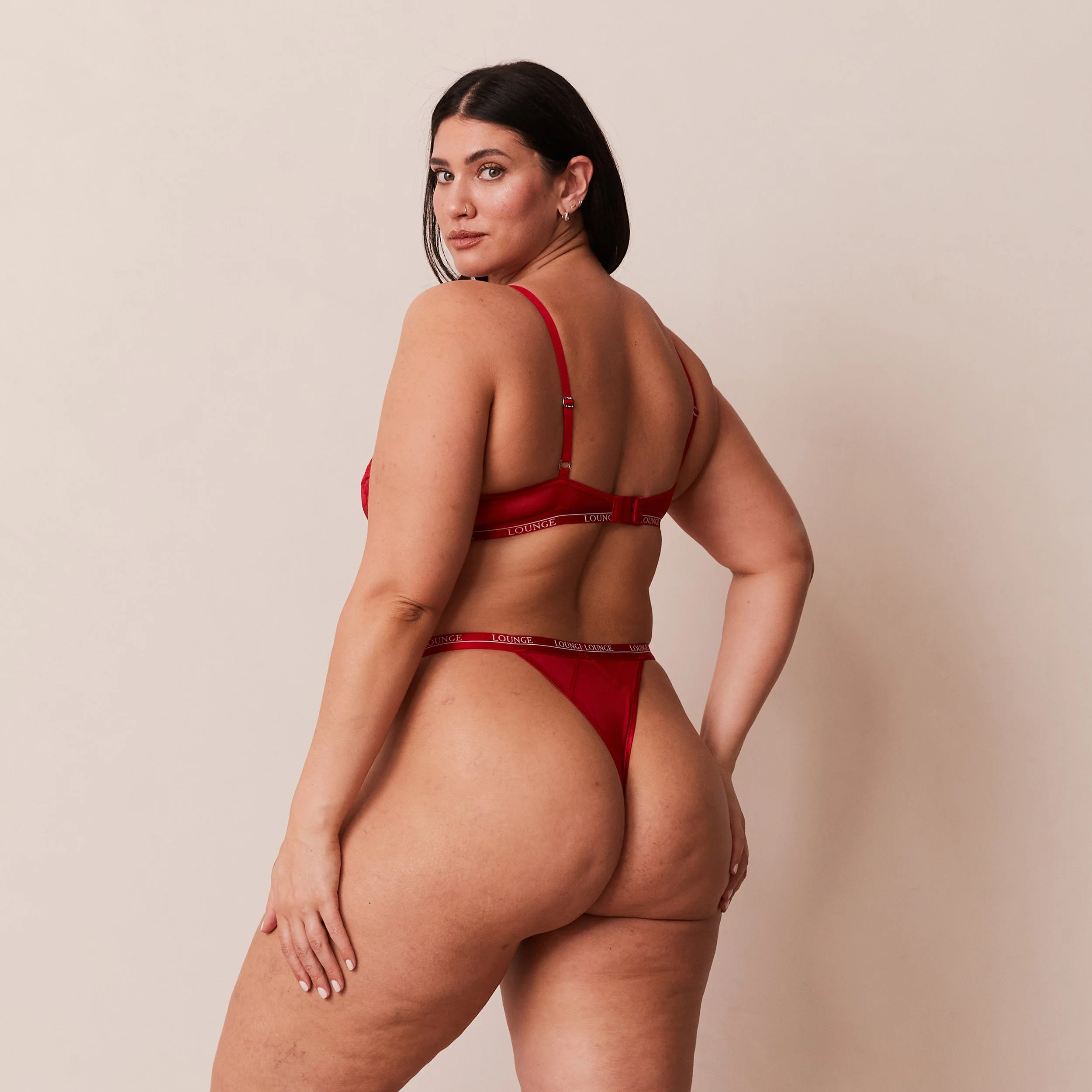 Blossom Balcony Bra - Maroon - Image 8