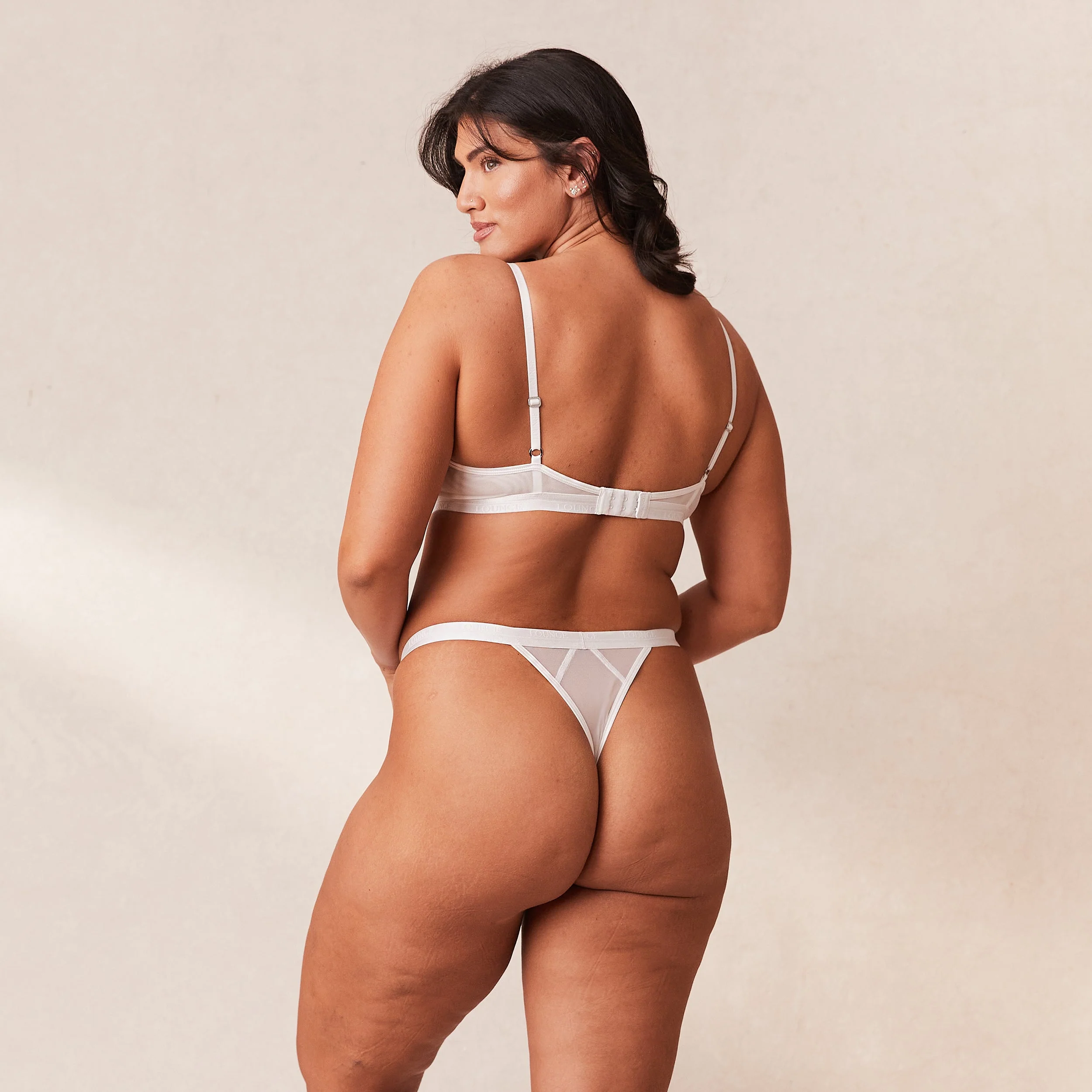 Blossom Balcony Bra - White - Image 8