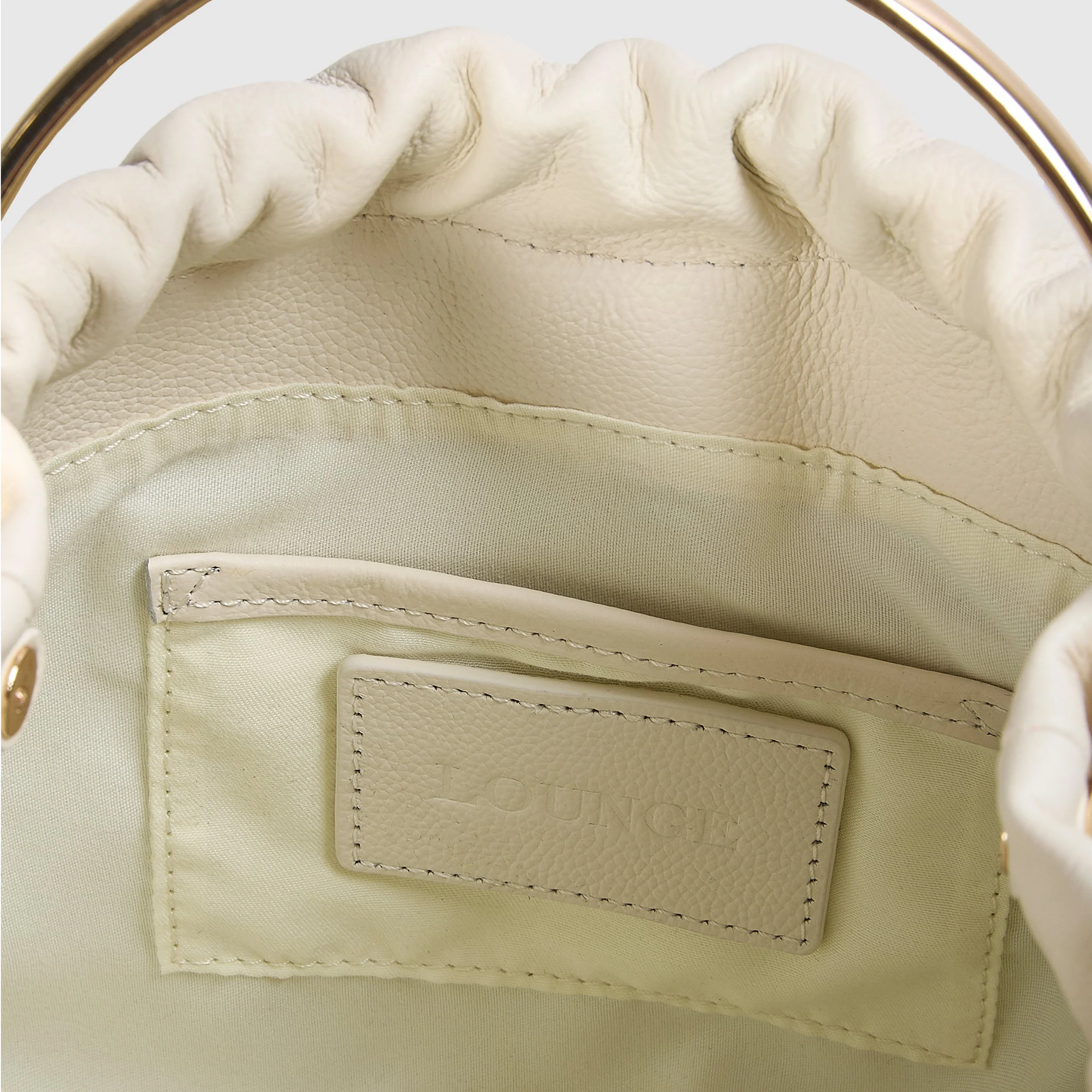 Blythe Bucket Bag - Cream - Image 9