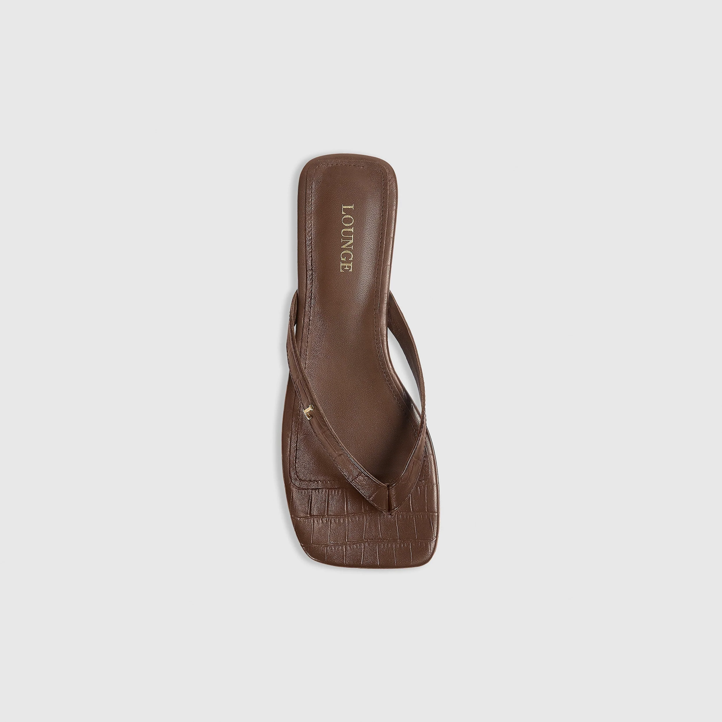 Brielle Flip Flops - Chocolate - Image 2
