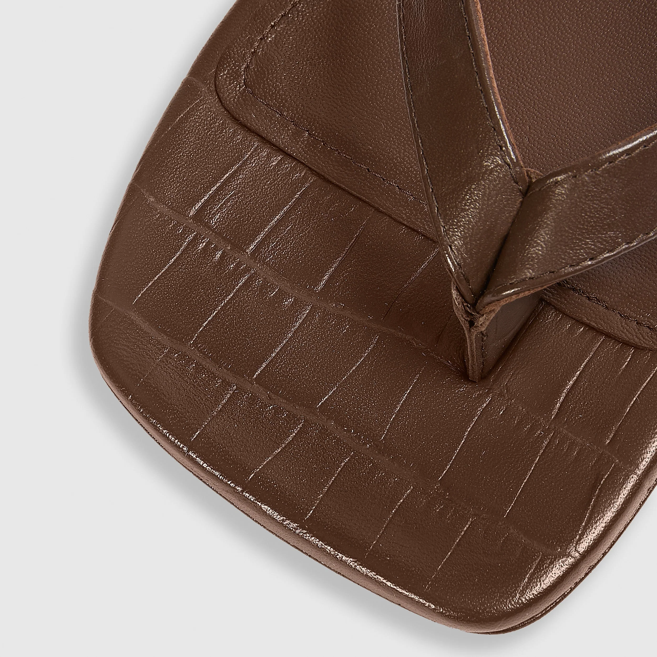 Brielle Flip Flops - Chocolate - Image 5