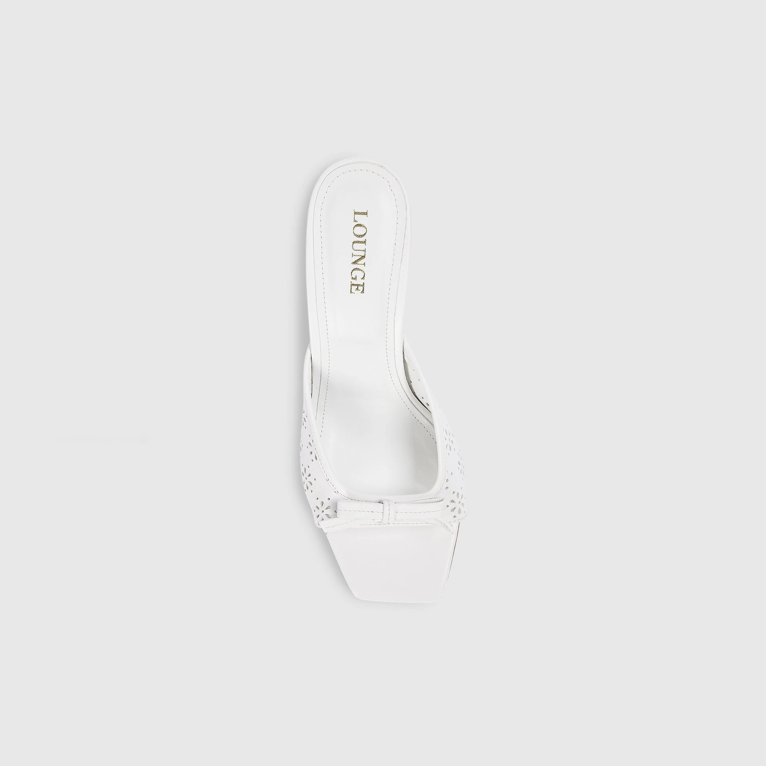 Capri Kitten Heels - White - Image 4