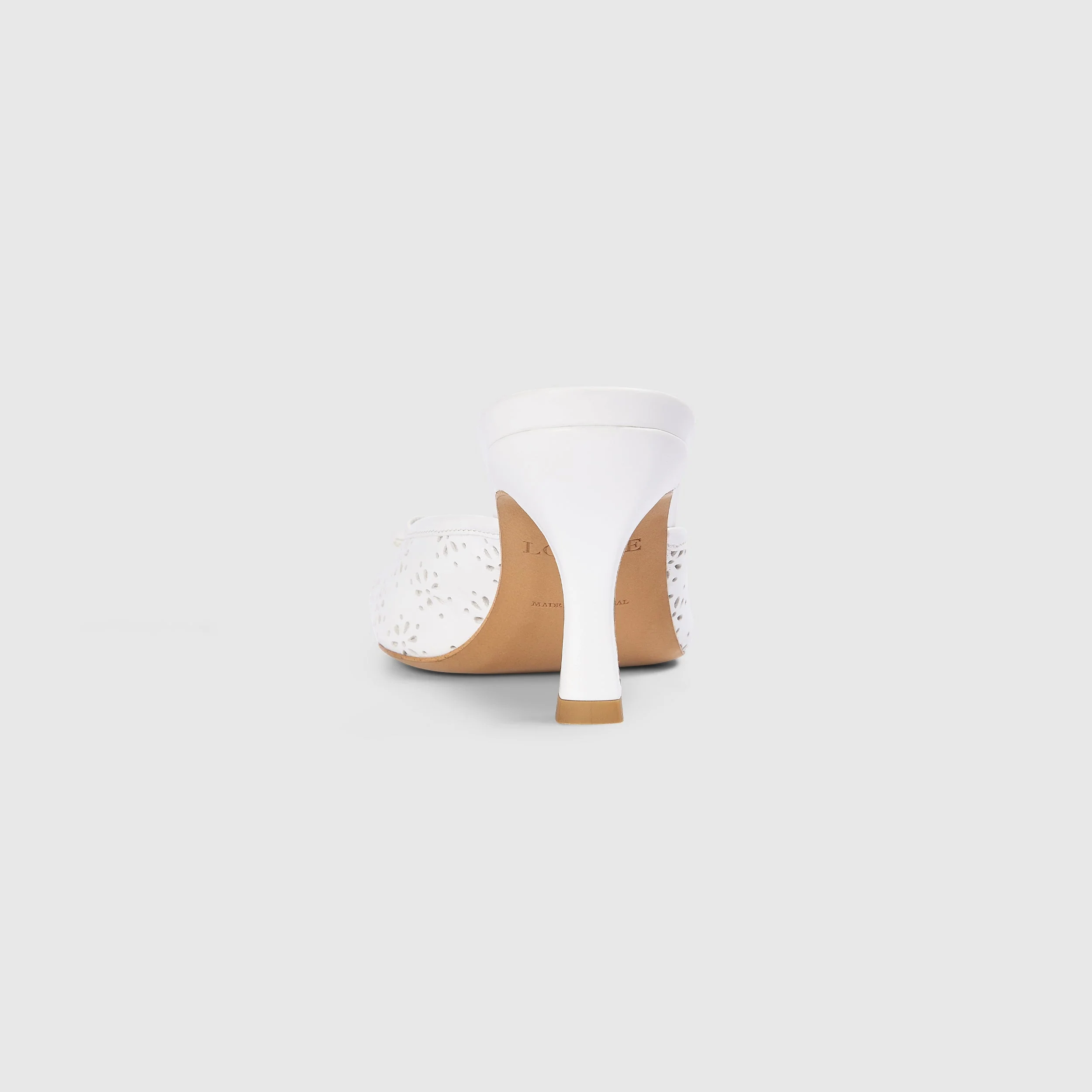 Capri Kitten Heels - White - Image 5
