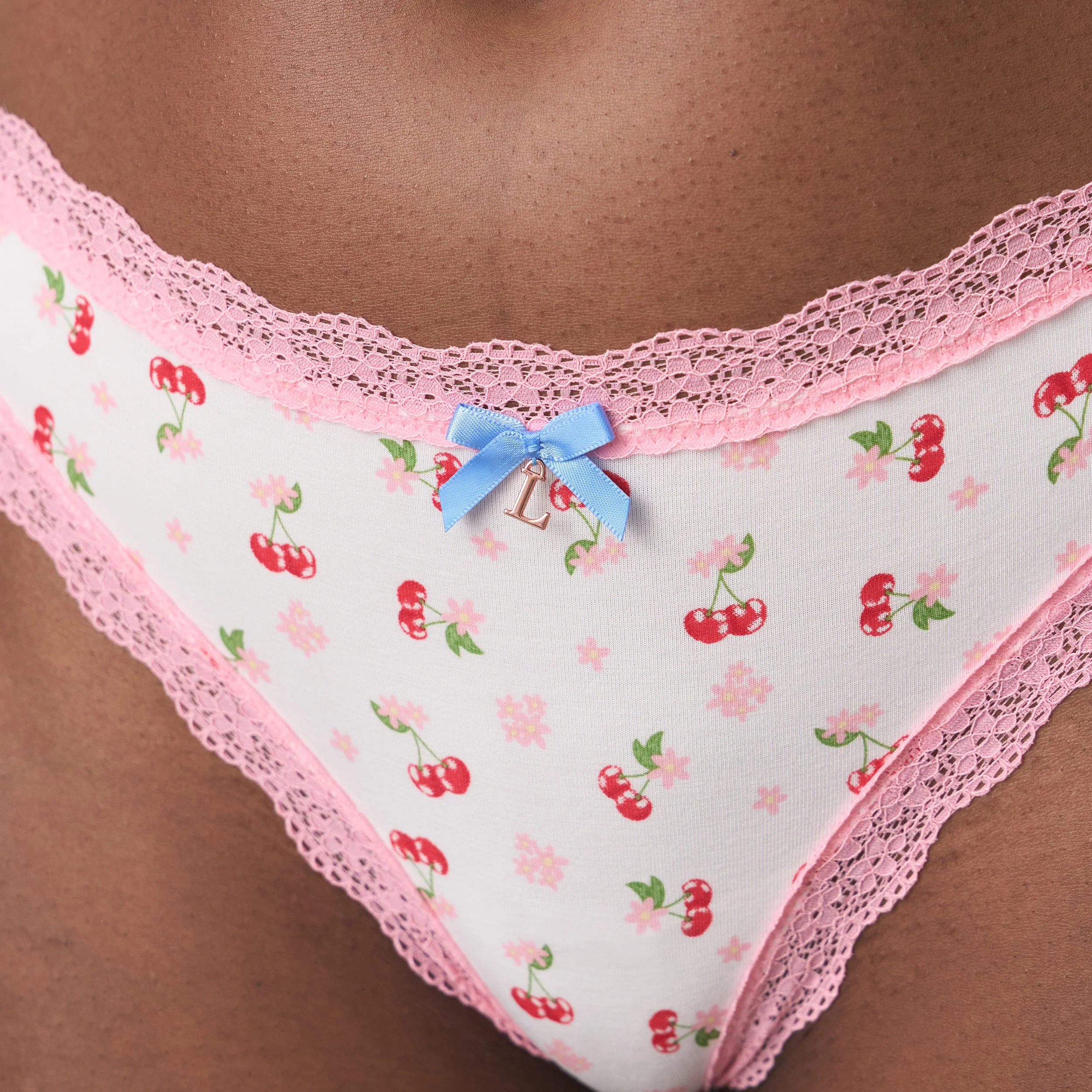 Cherry Print Thongs (3 Pack) - Multi - Image 6