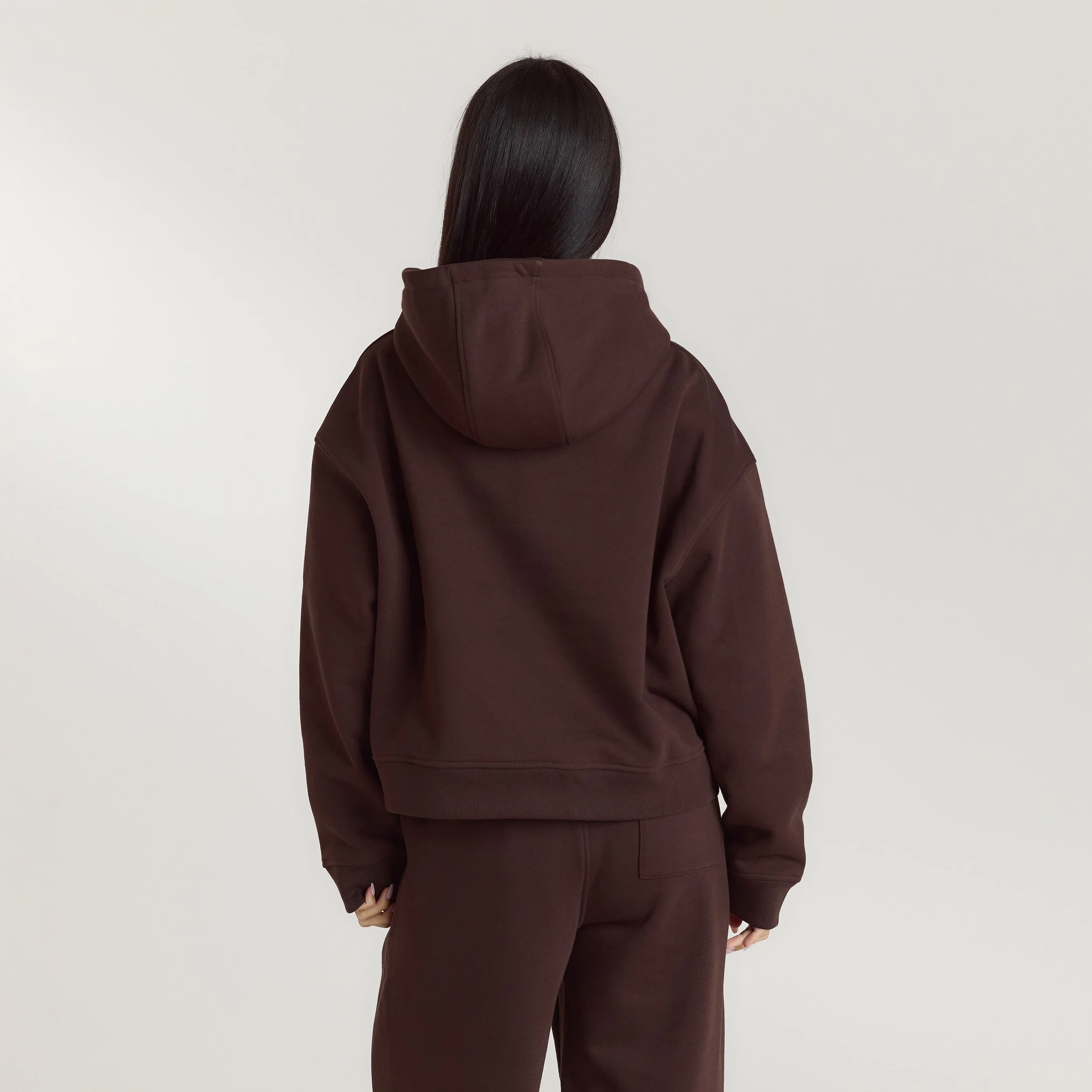 Lounge Living Hoodie - Chocolate - Image 3