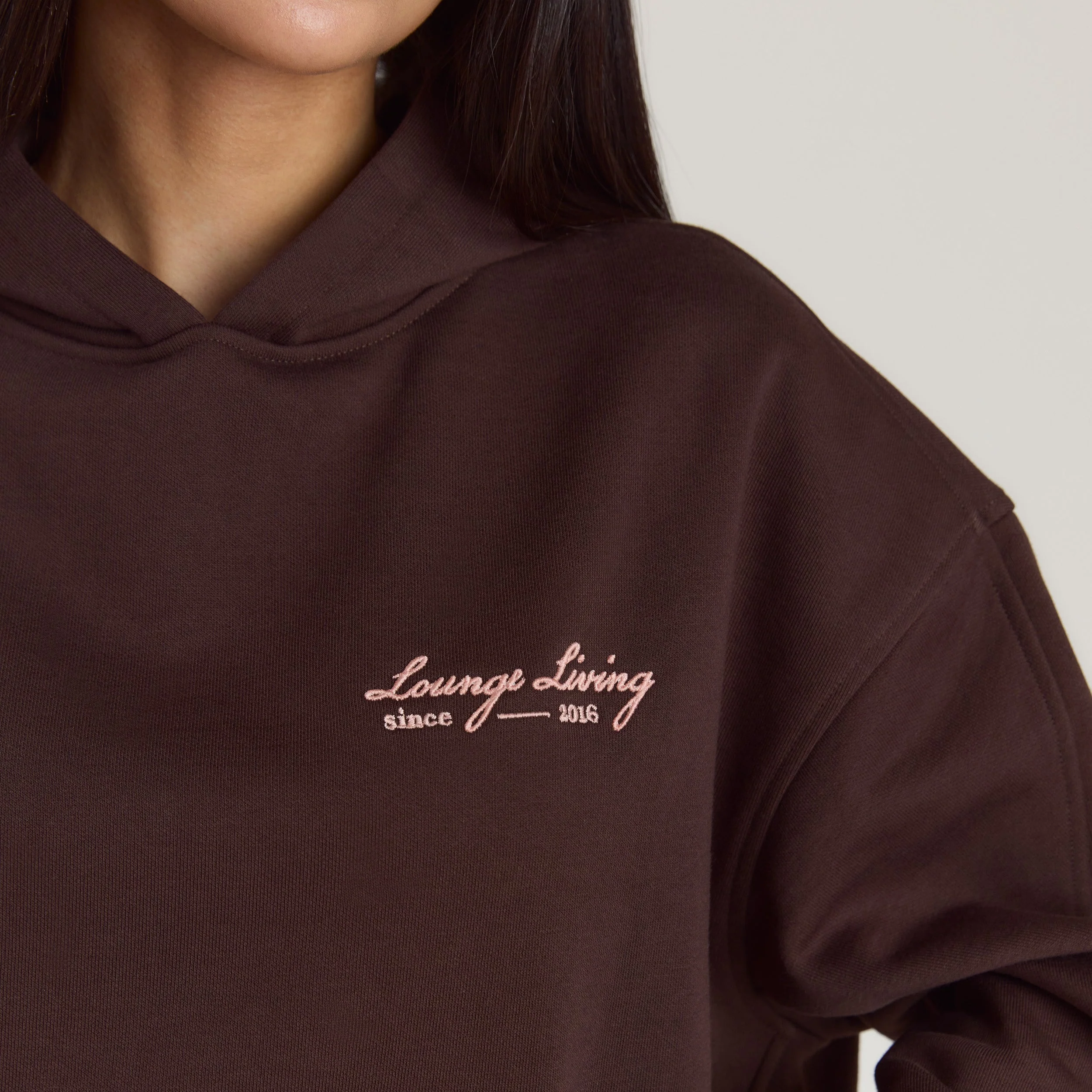 Lounge Living Hoodie - Chocolate - Image 4