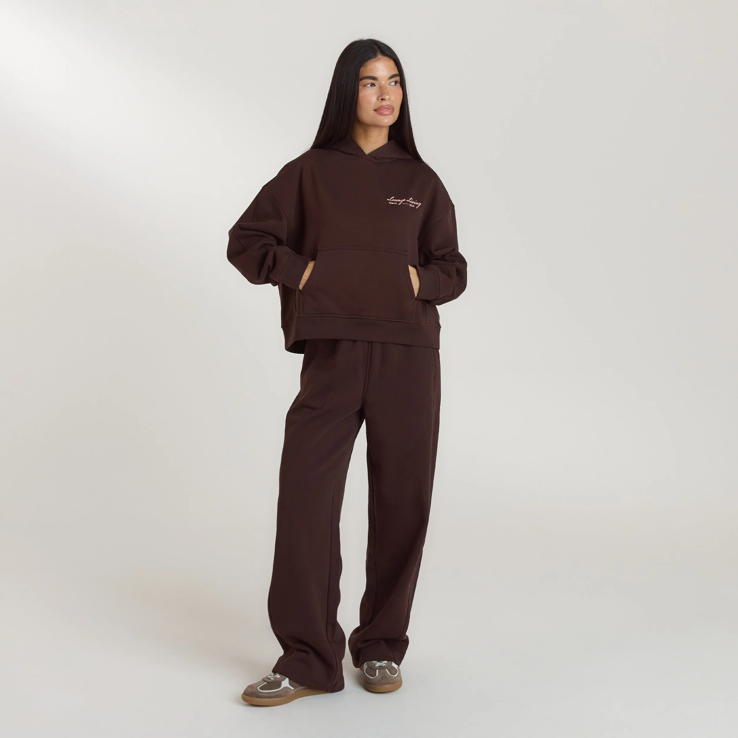Lounge Living Hoodie - Chocolate - Image 5