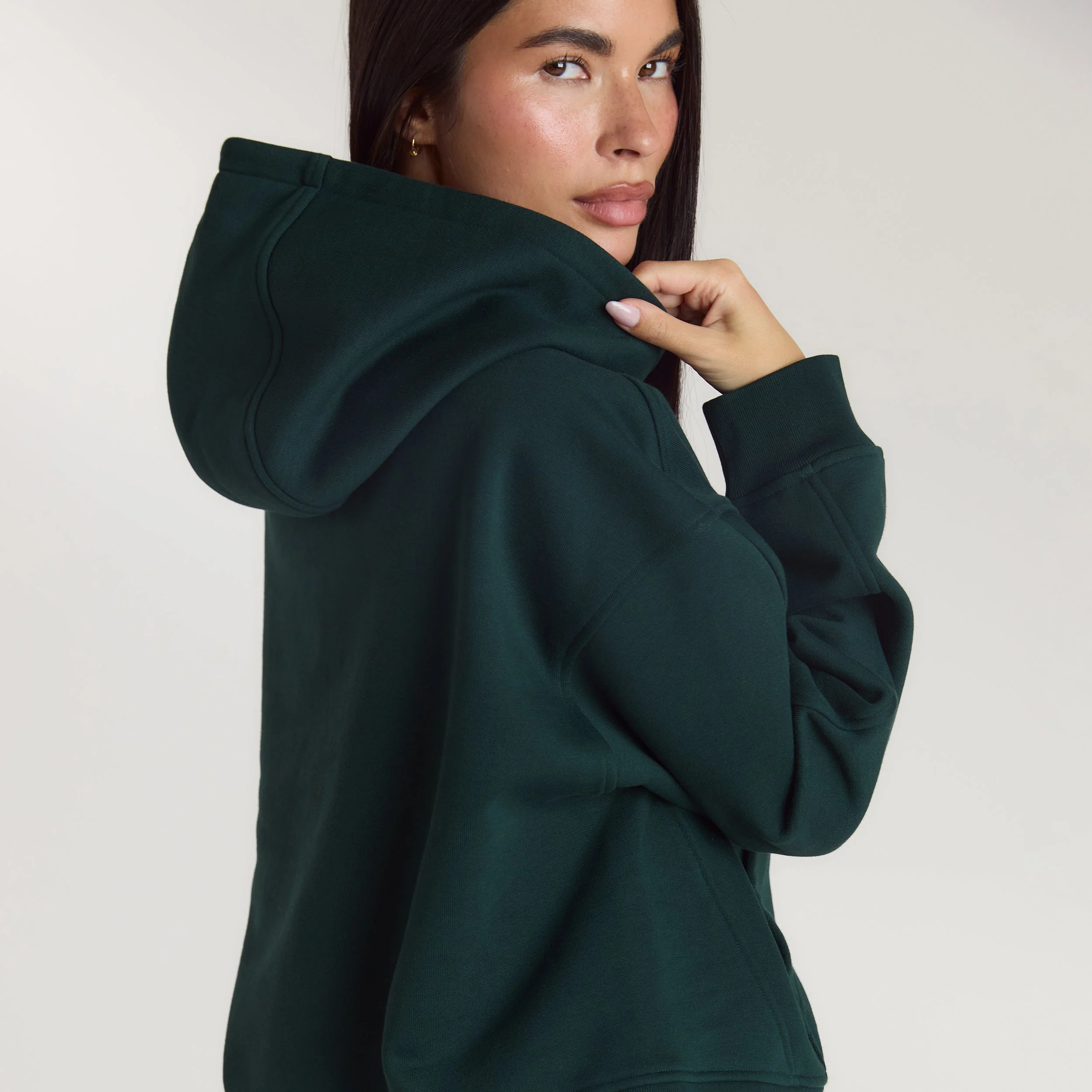 Lounge Living Hoodie - Forest Green - Image 3
