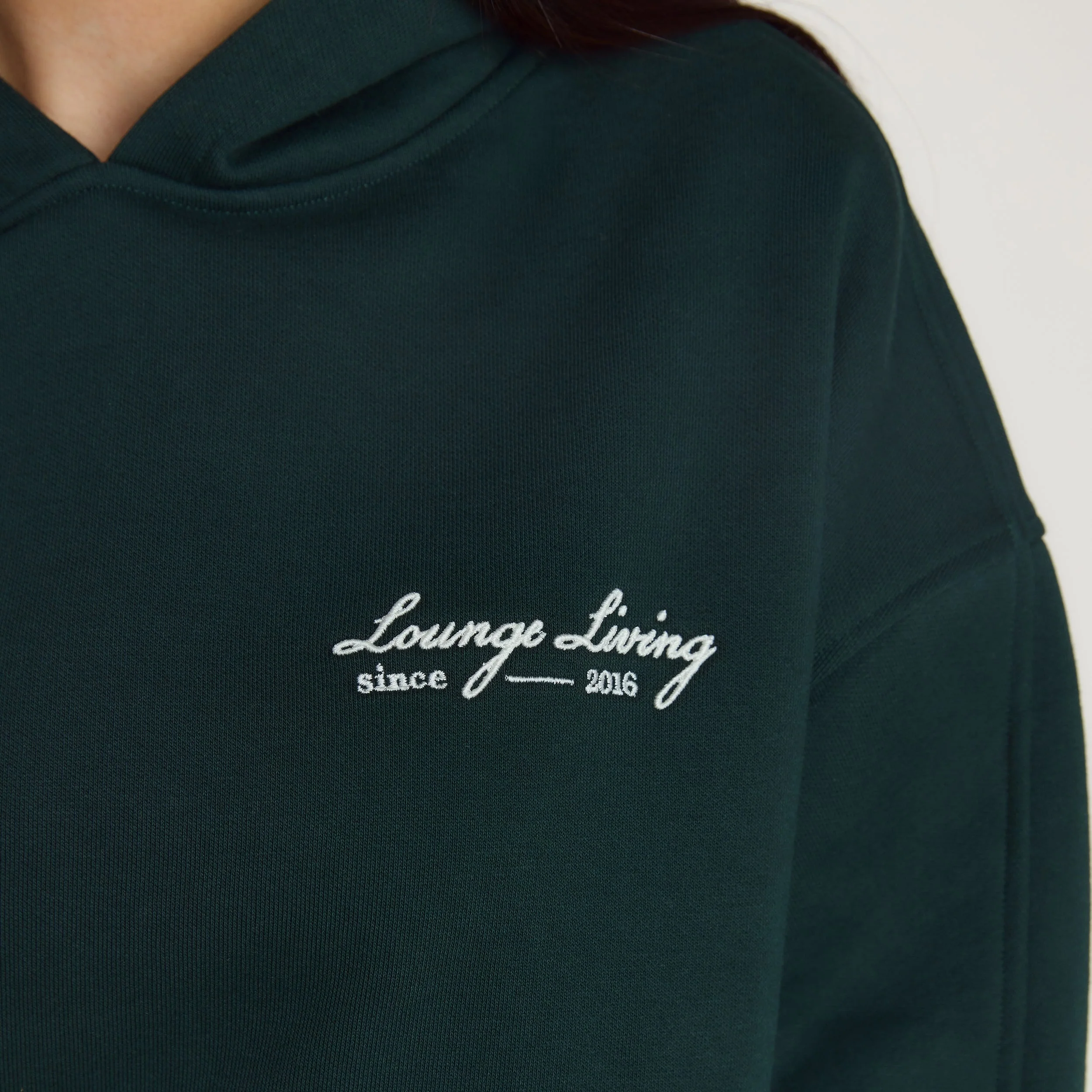 Lounge Living Hoodie - Forest Green - Image 4