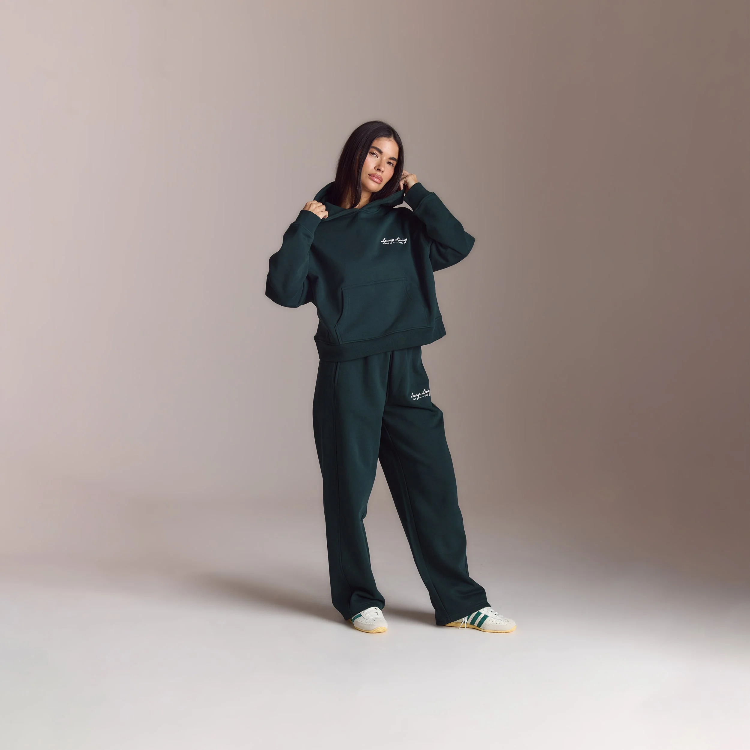 Lounge Living Hoodie - Forest Green - Image 5
