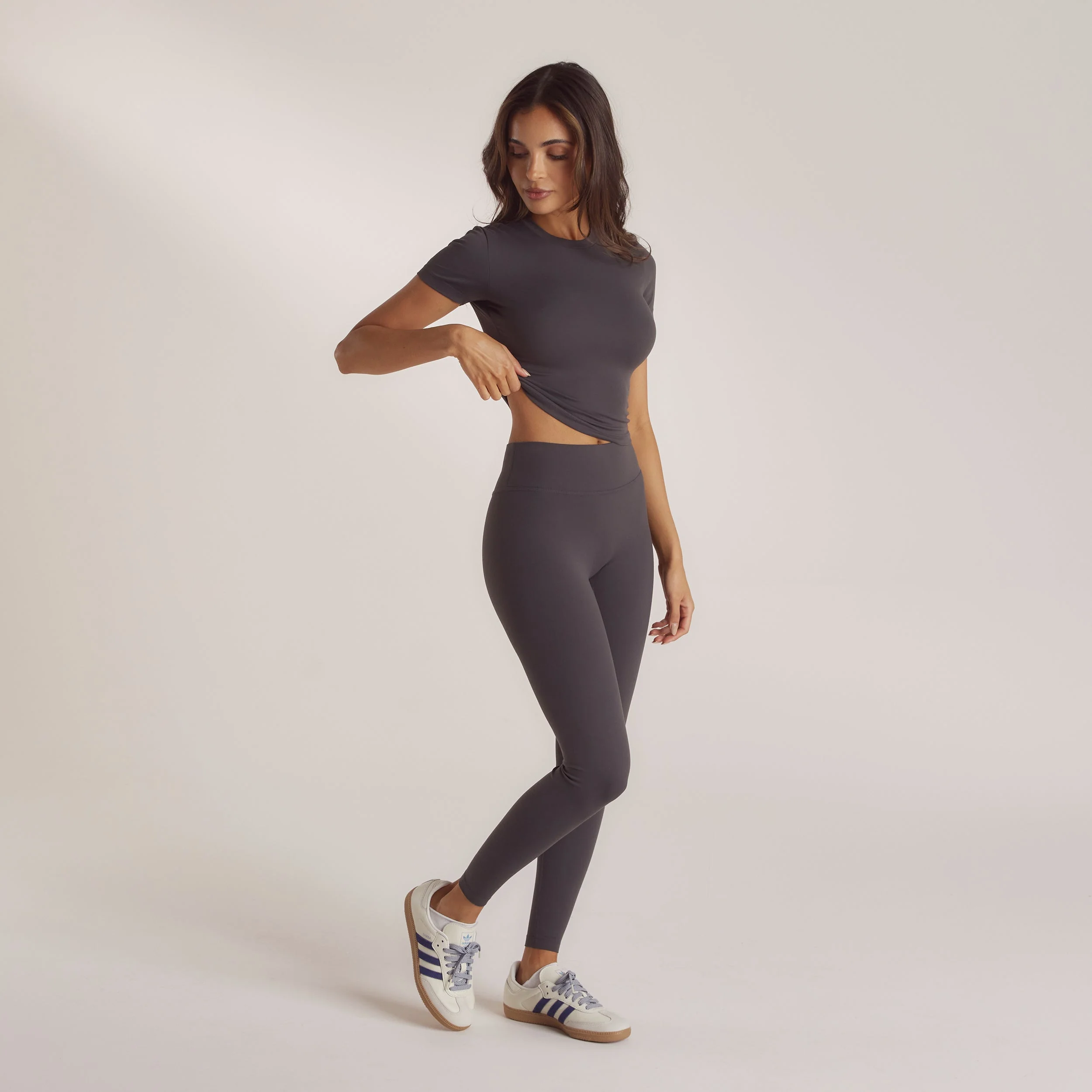 Classic Leggings - Ash Grey - Image 3