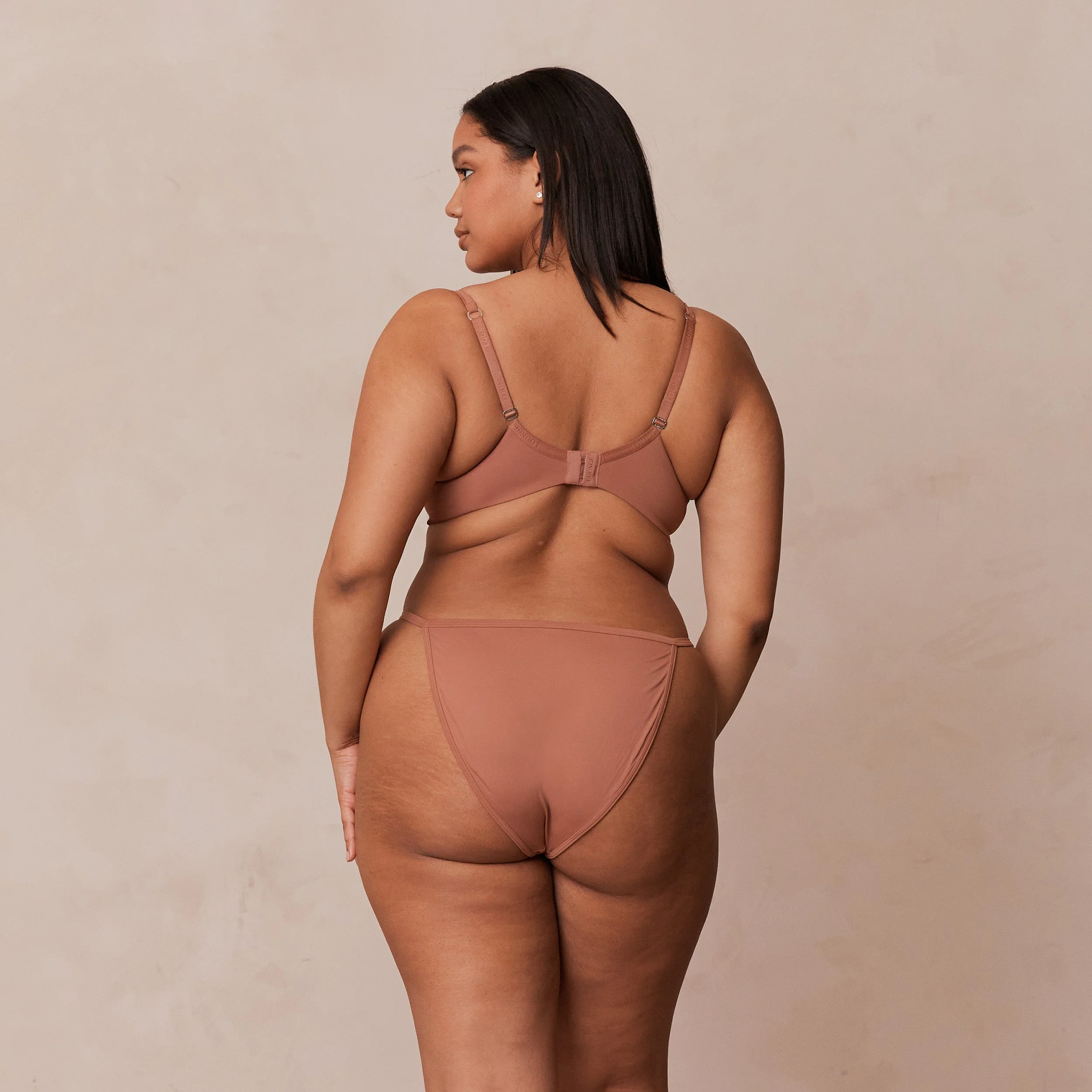 Classic Plunge T-shirt Bra  - Mocha - Image 18