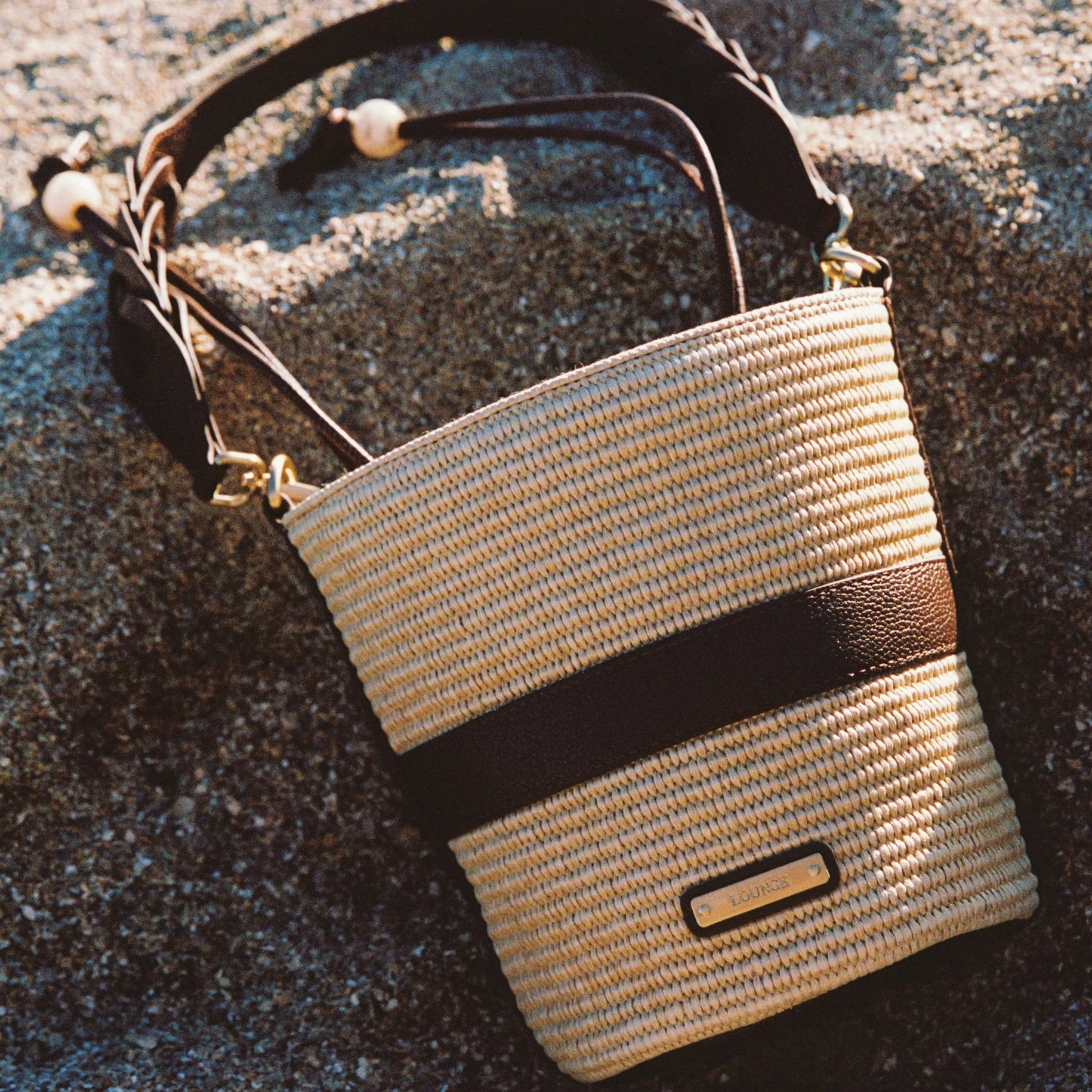 Cleo Bucket Bag - Beige - Image 4