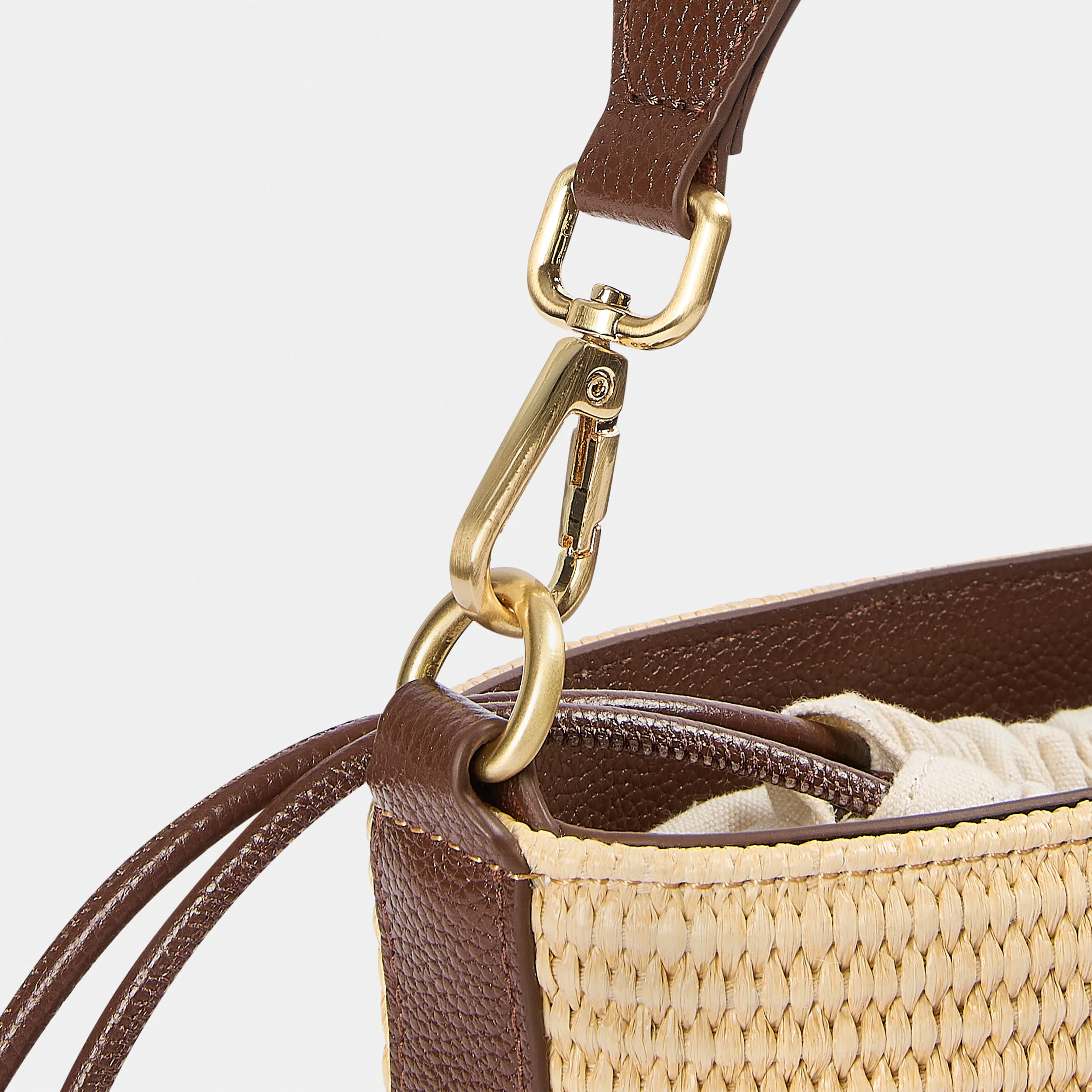 Cleo Bucket Bag - Beige - Image 6