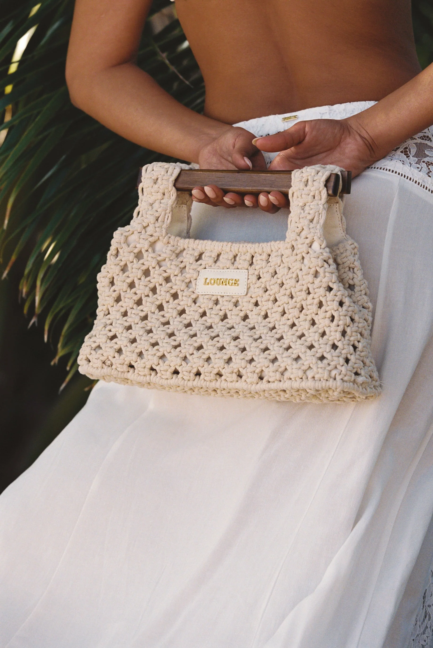 Clover Clutch Bag - Cream - Image 4