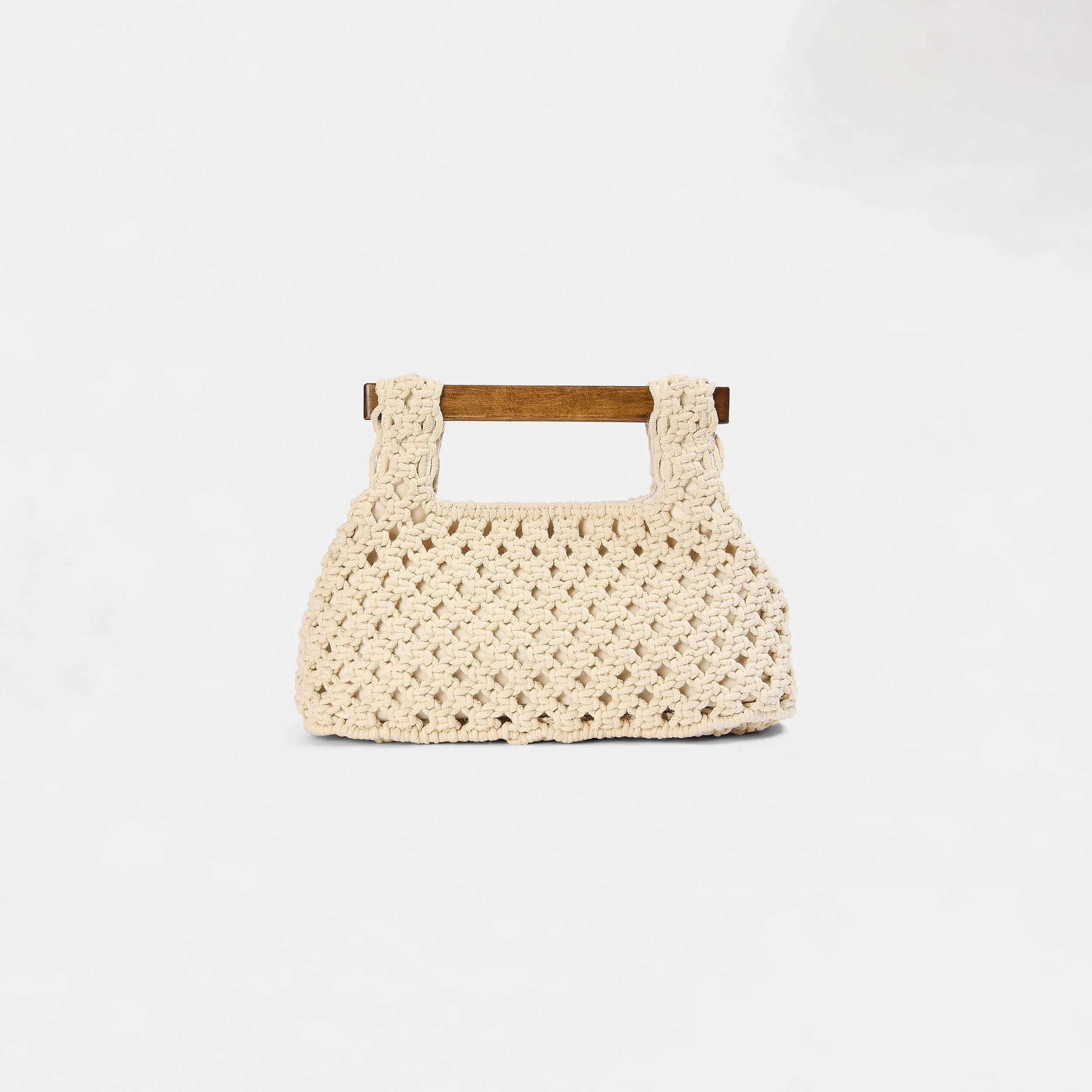 Clover Clutch Bag - Cream - Image 5