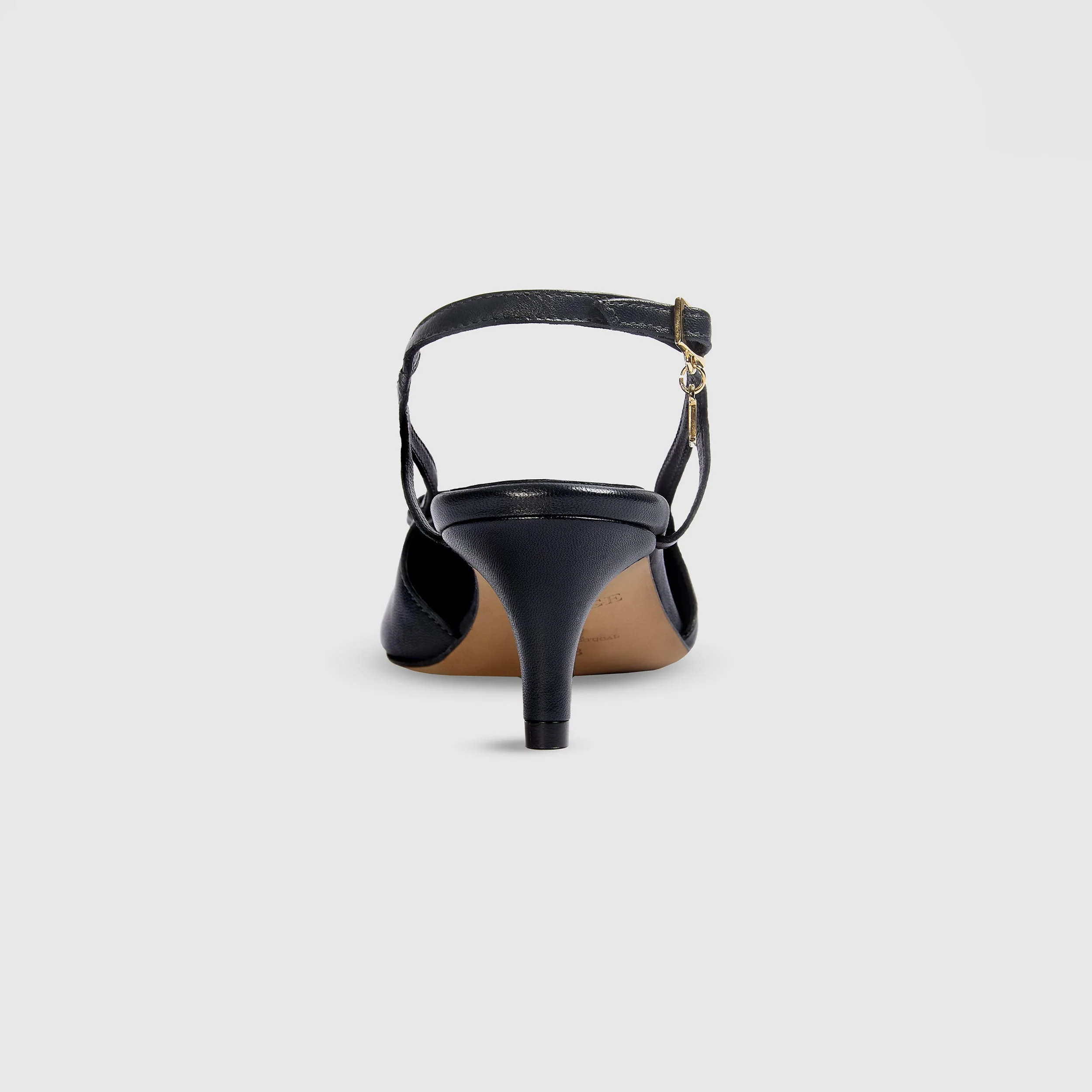 Colette Kitten Heels - Black - Image 3