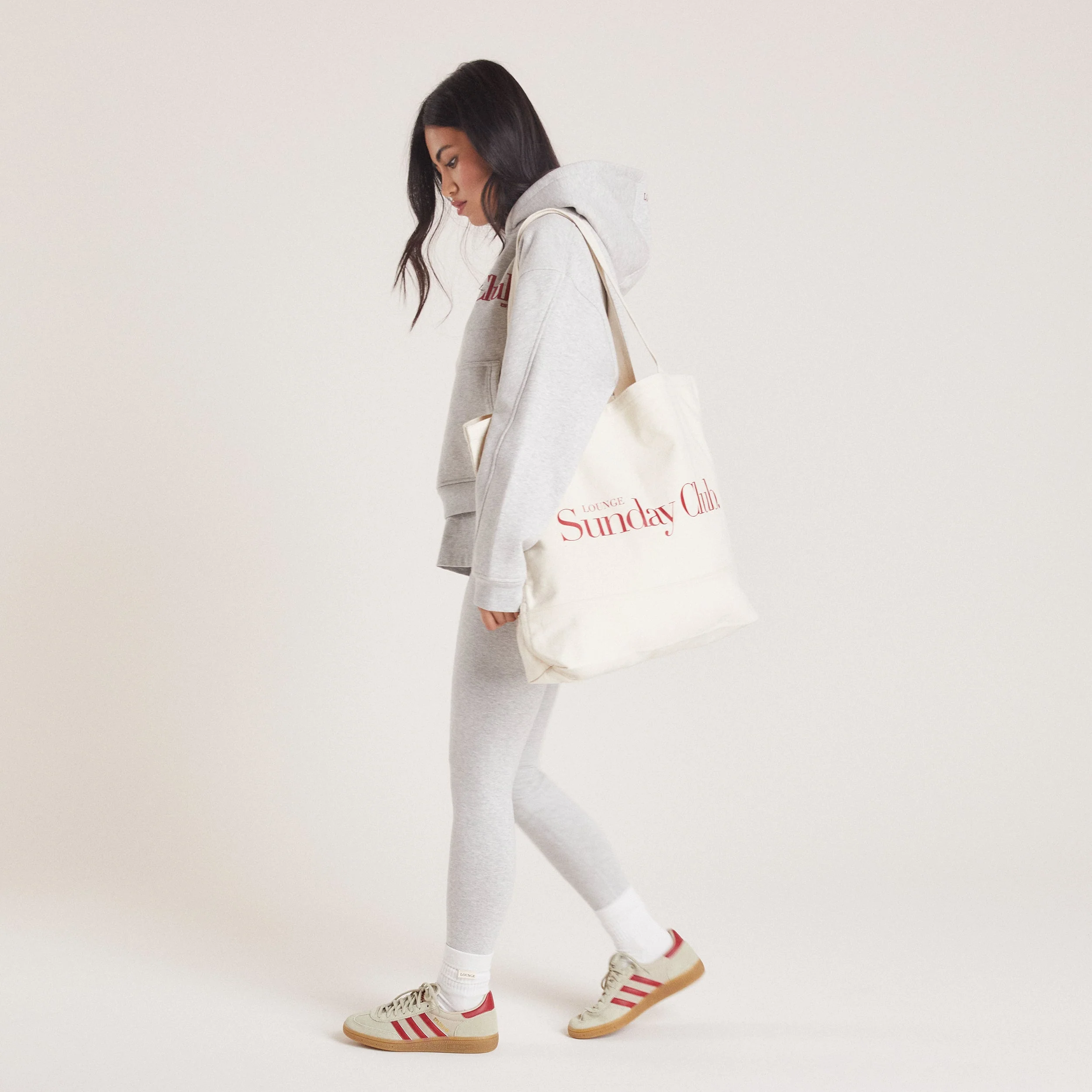 Cotton Canvas Tote Bag - Cream - Image 4