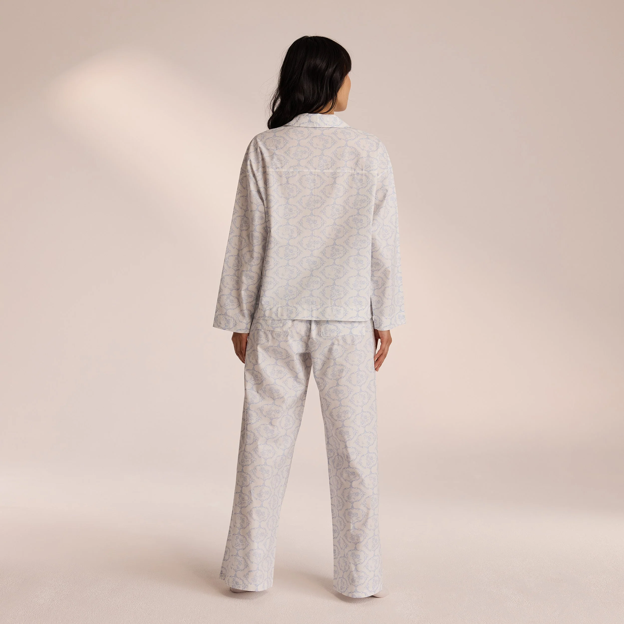 Cotton Pajama Pants - Blue - Image 6