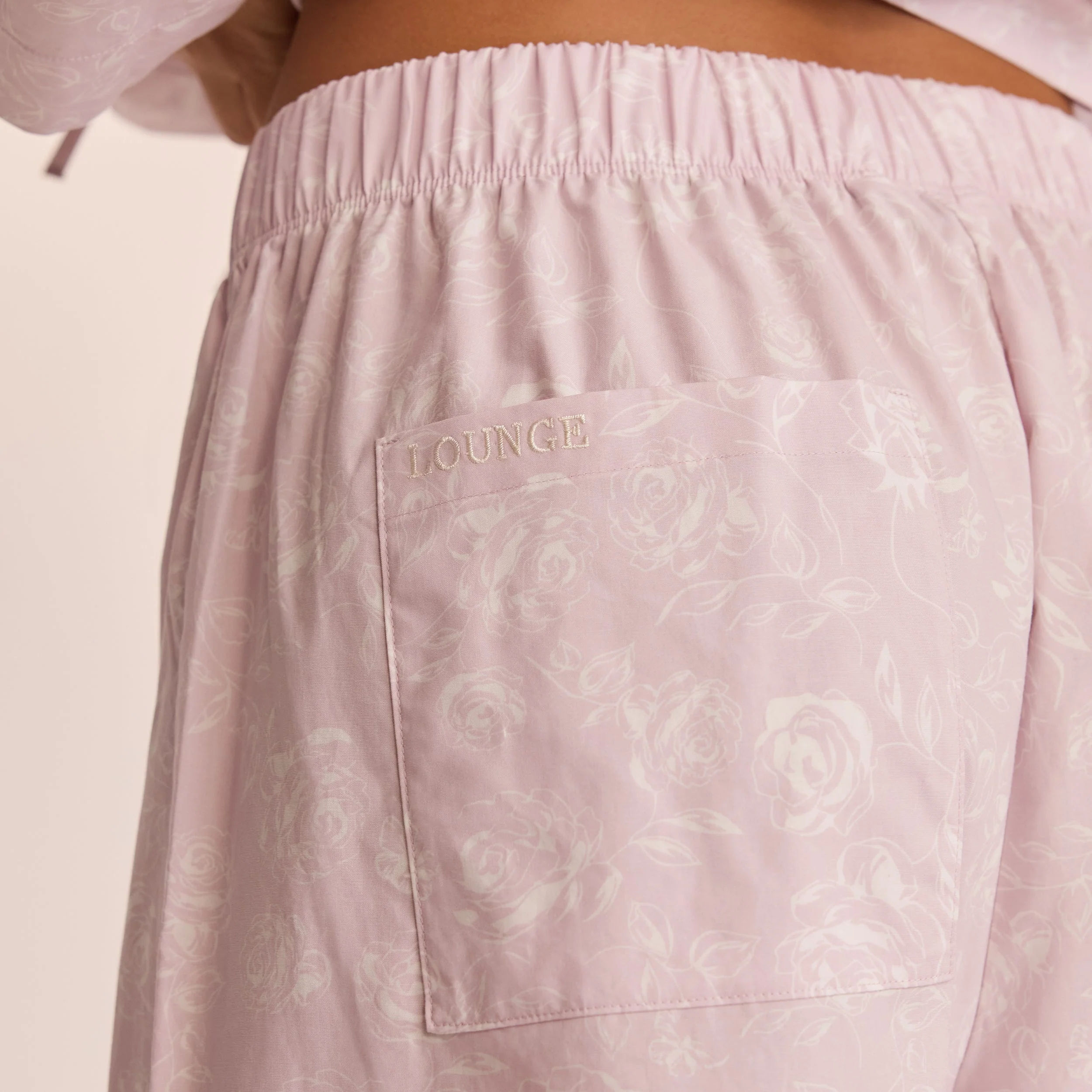 Cotton Pajama Pants - Lilac - Image 4