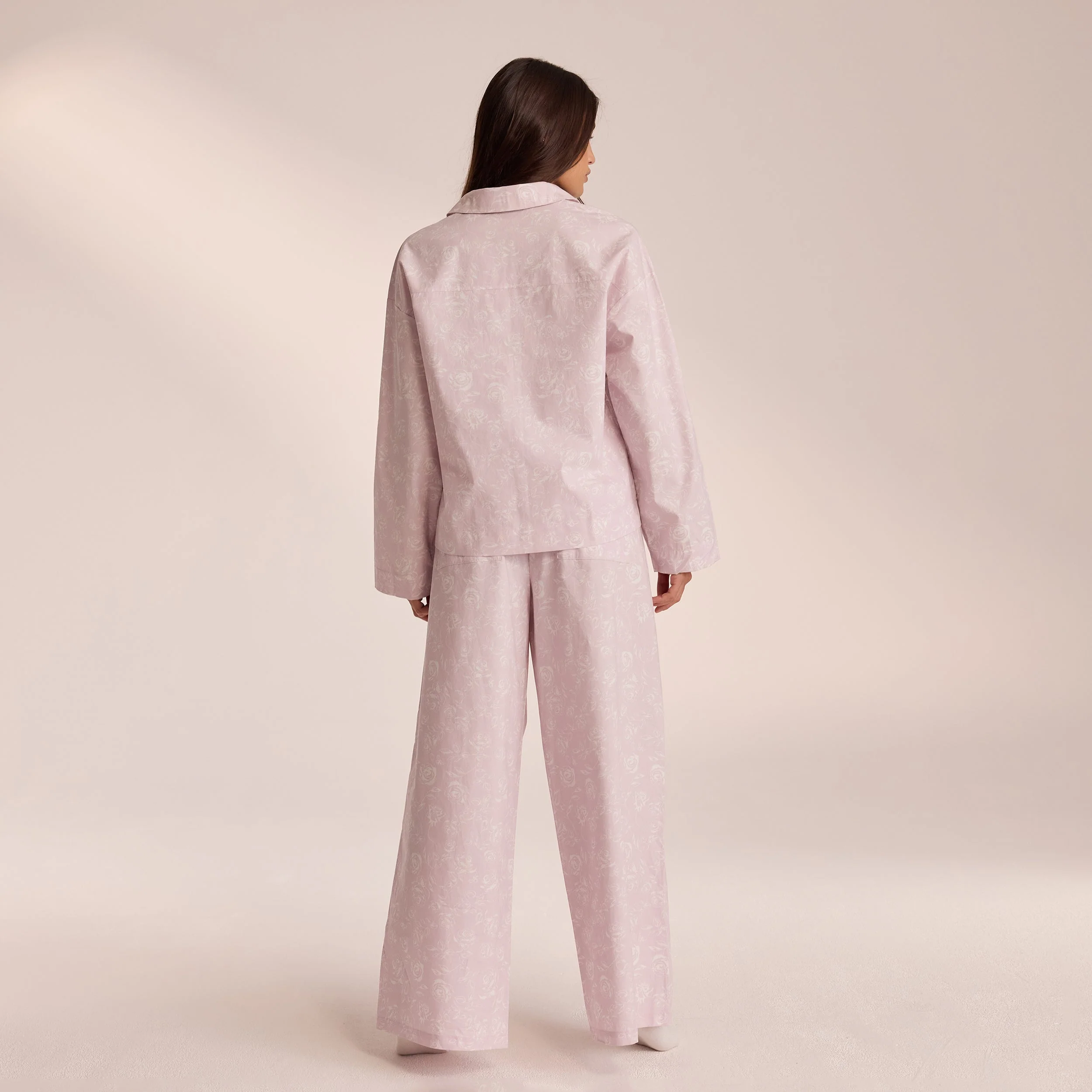 Cotton Pajama Pants - Lilac - Image 5