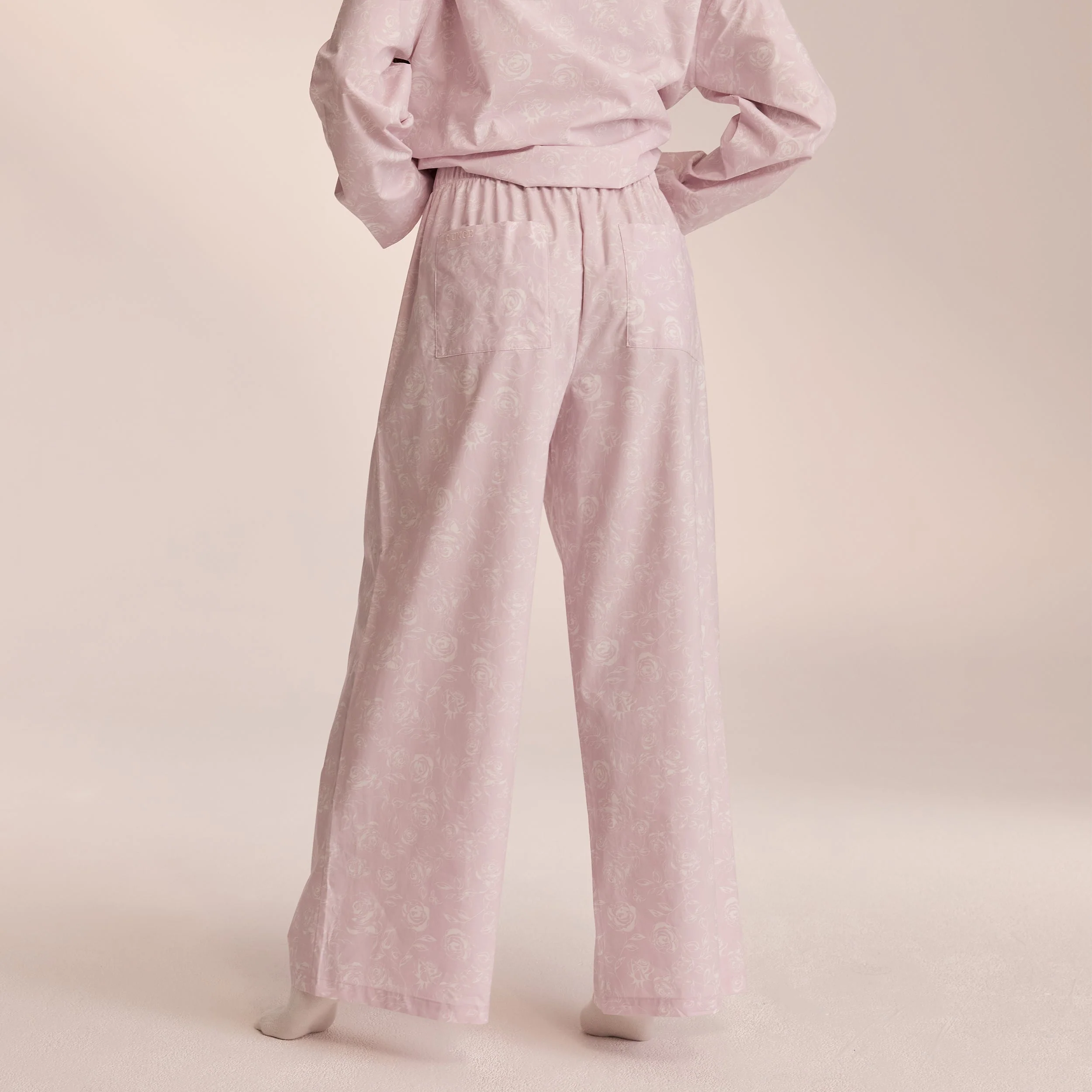 Cotton Pajama Pants - Lilac - Image 6