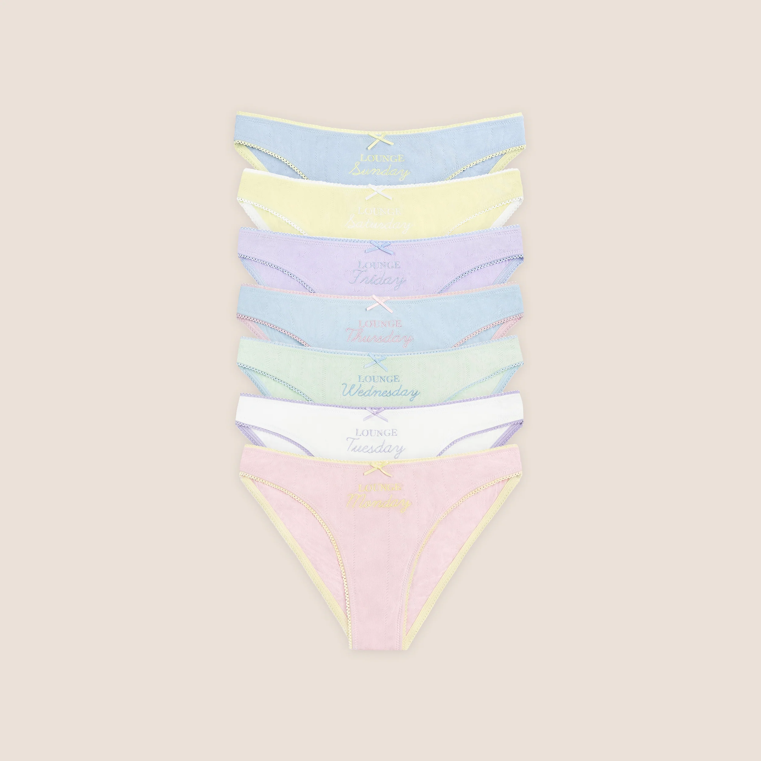 Days of the Week Briefs (7-Pack) - Multicolour Pastel