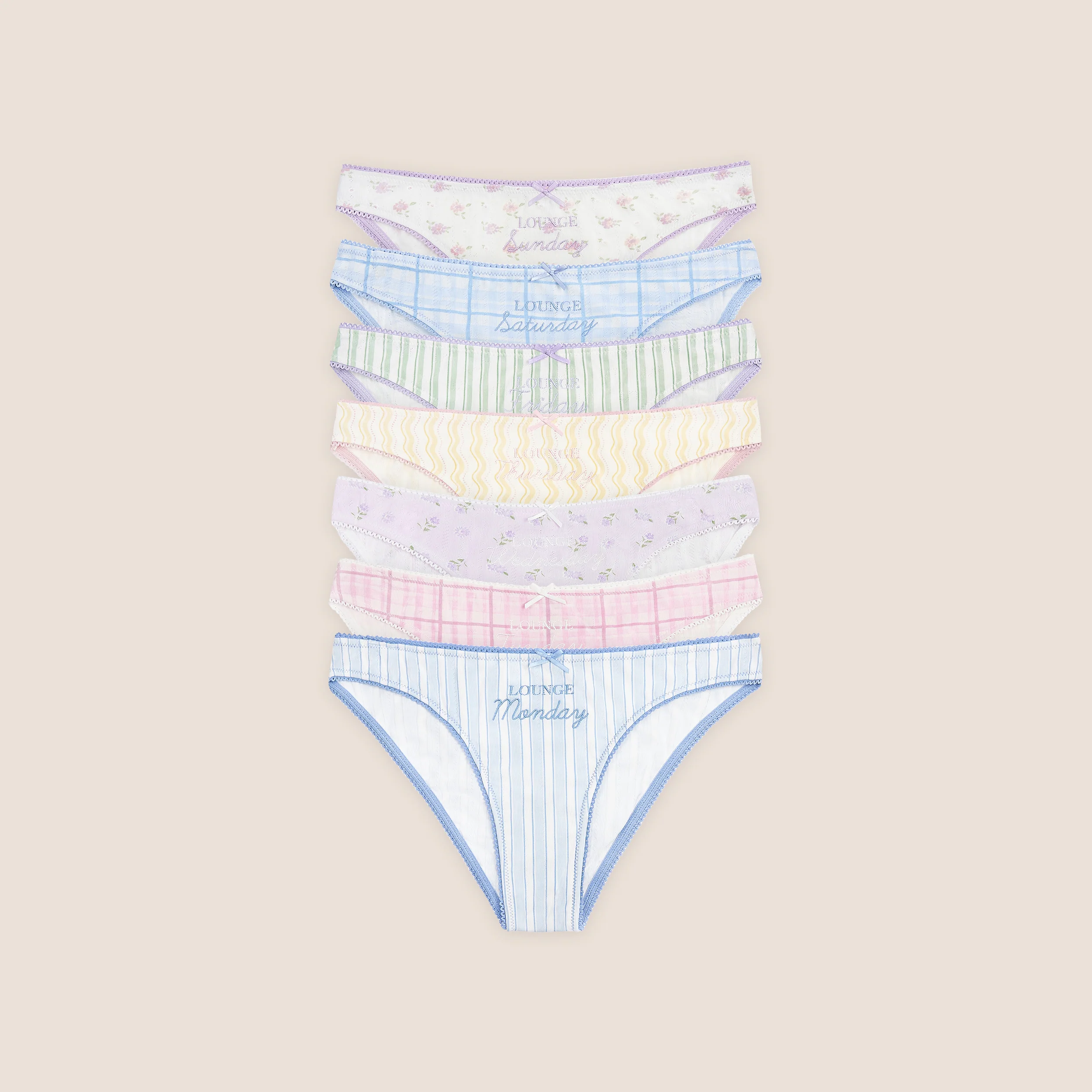Days of the Week Briefs (7-Pack) - Multicolour Print