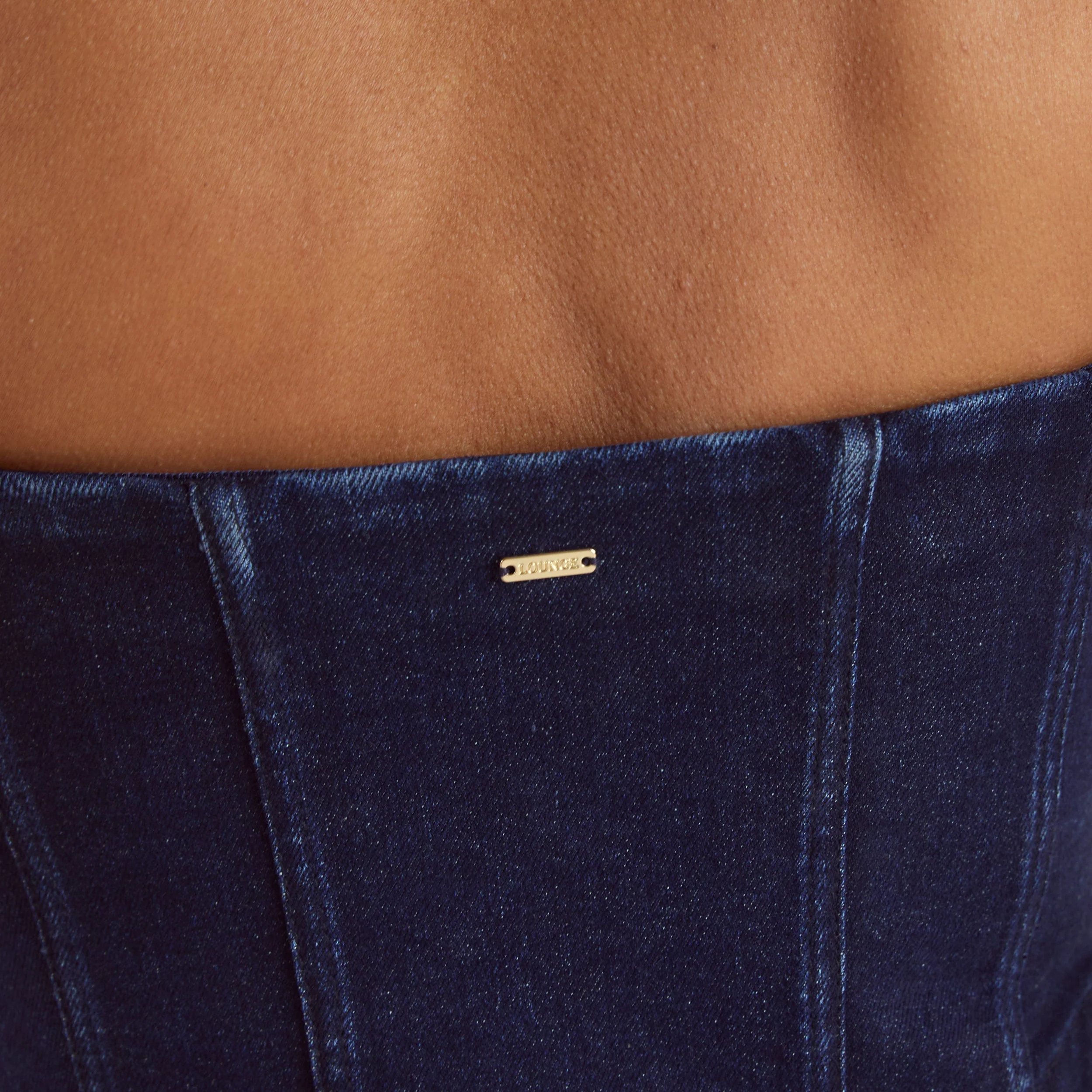 Denim Corset Top - Indigo - Image 6