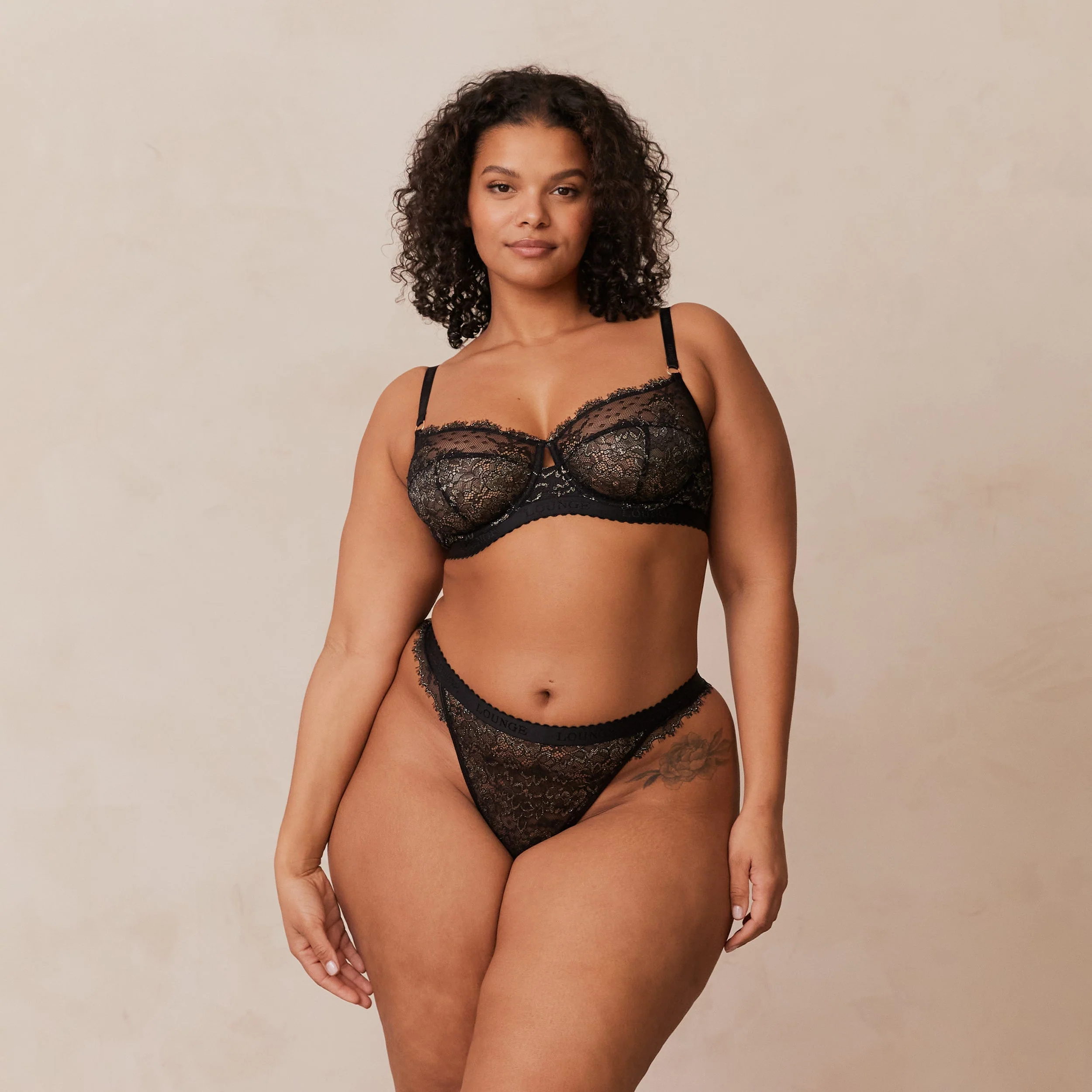 Desire Balcony Bra  - Black - Image 17