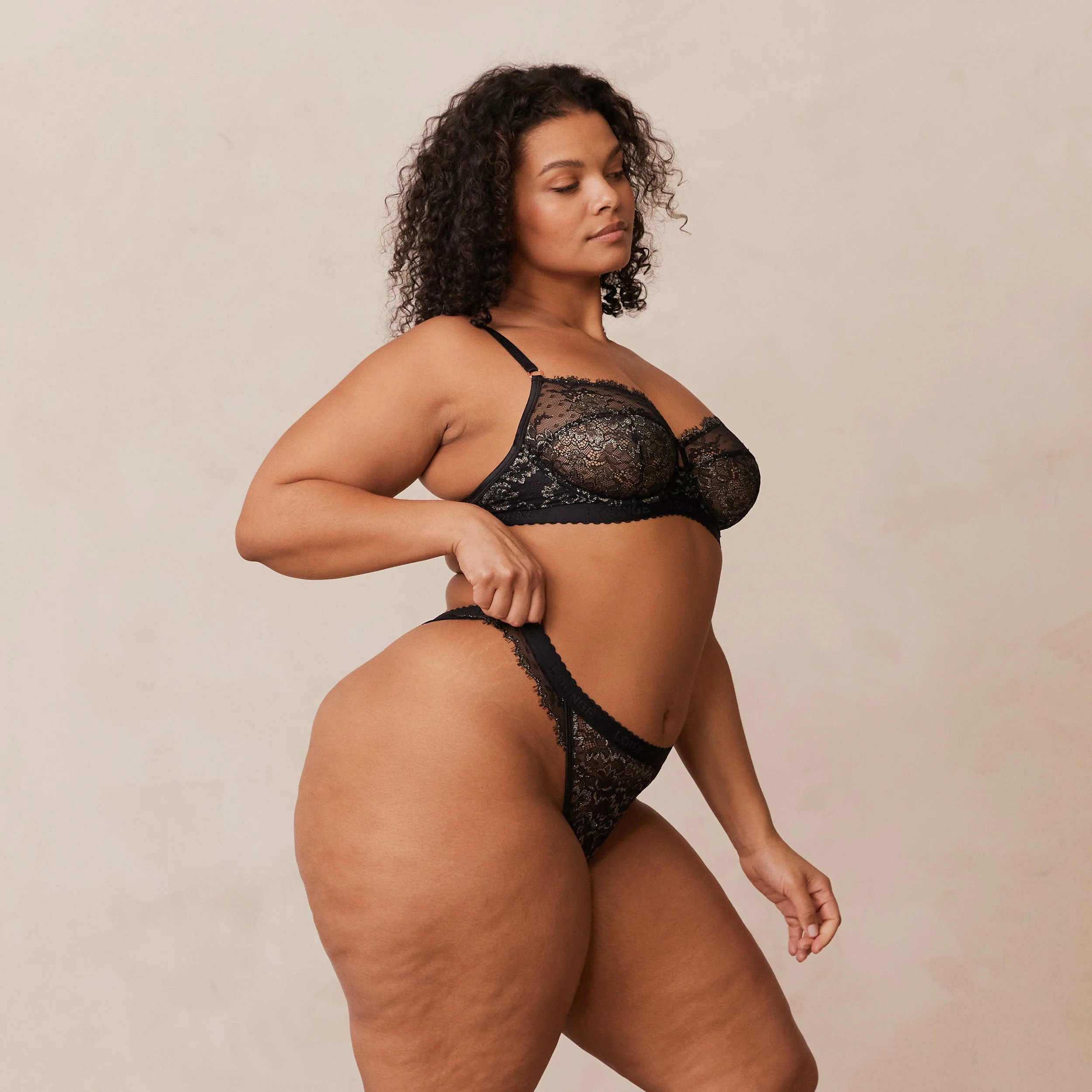 Desire Balcony Bra  - Black - Image 21