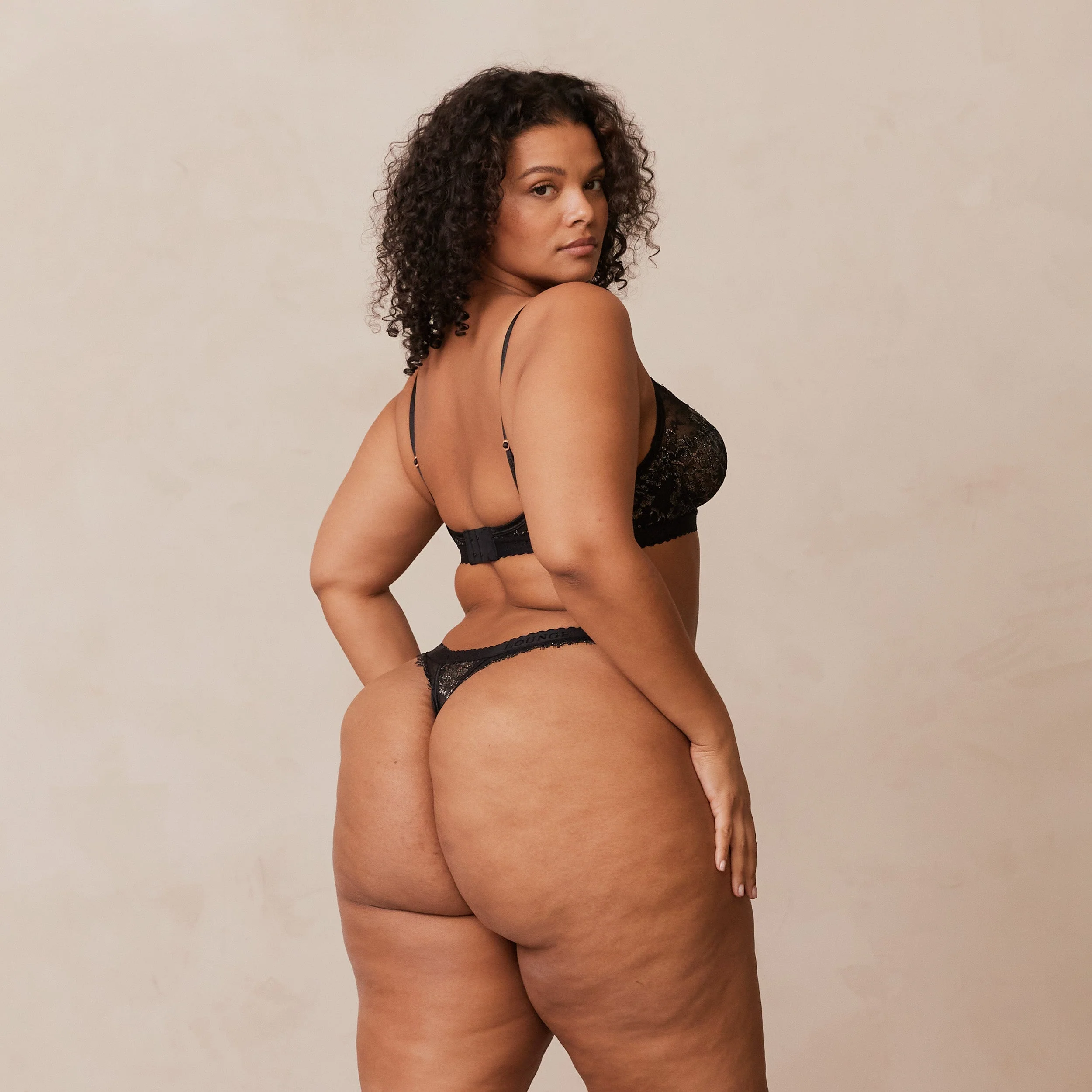 Desire Balcony Bra  - Black - Image 5
