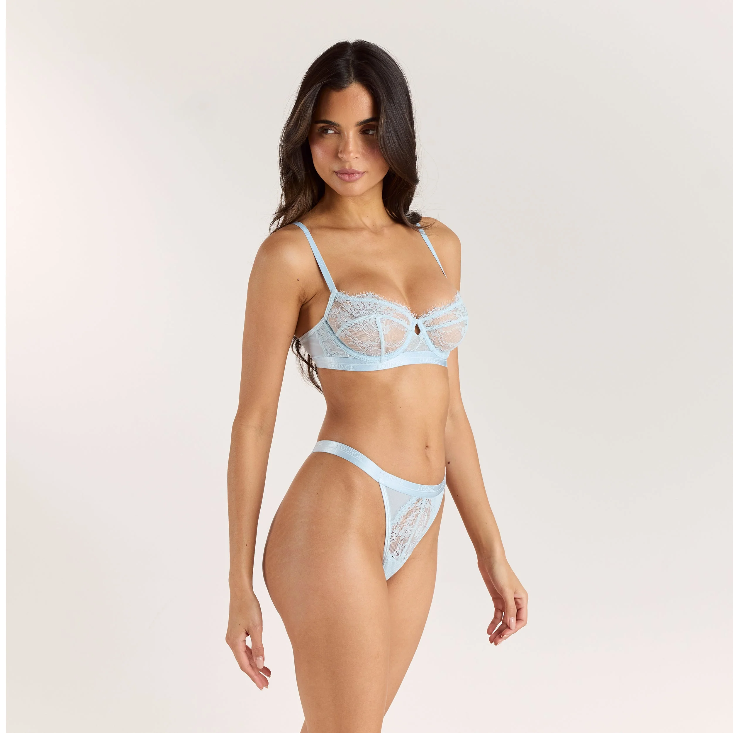 Entice Balcony Bra - Light Blue - Image 5