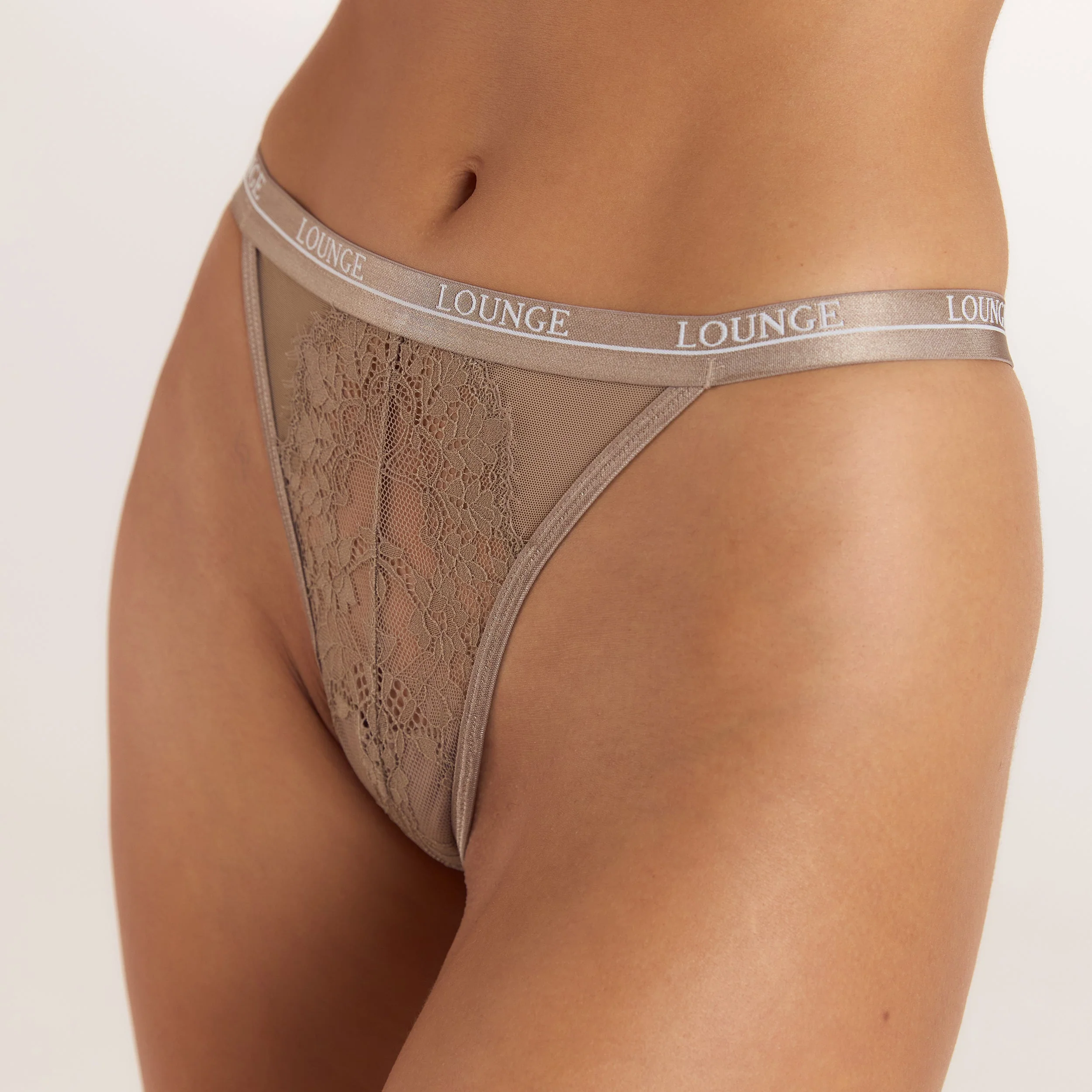 Entice Thong - Mocha - Image 3