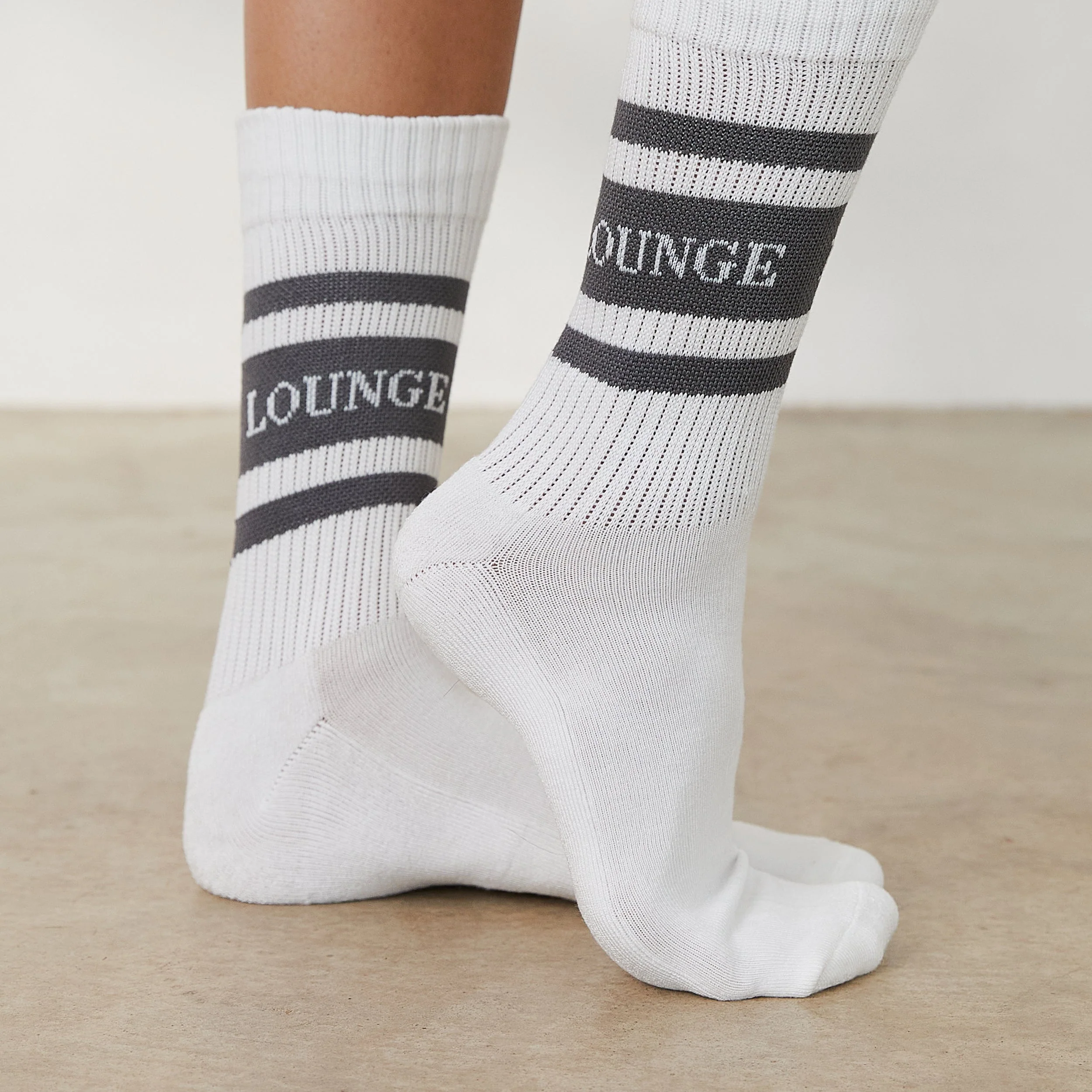 Essential Socks (2 Pack) - Charcoal - Image 3