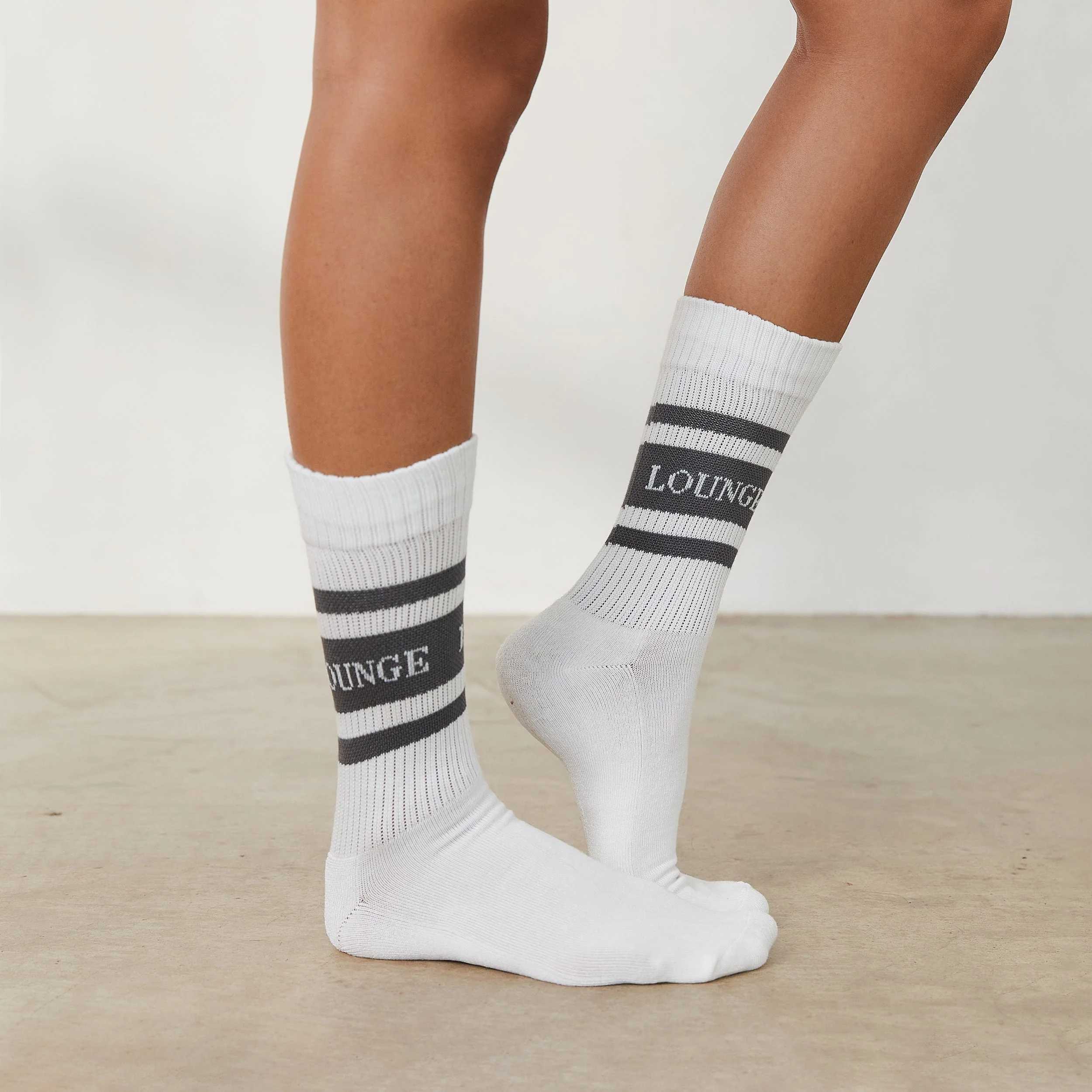 Essential Socks (2 Pack) - Charcoal - Image 4
