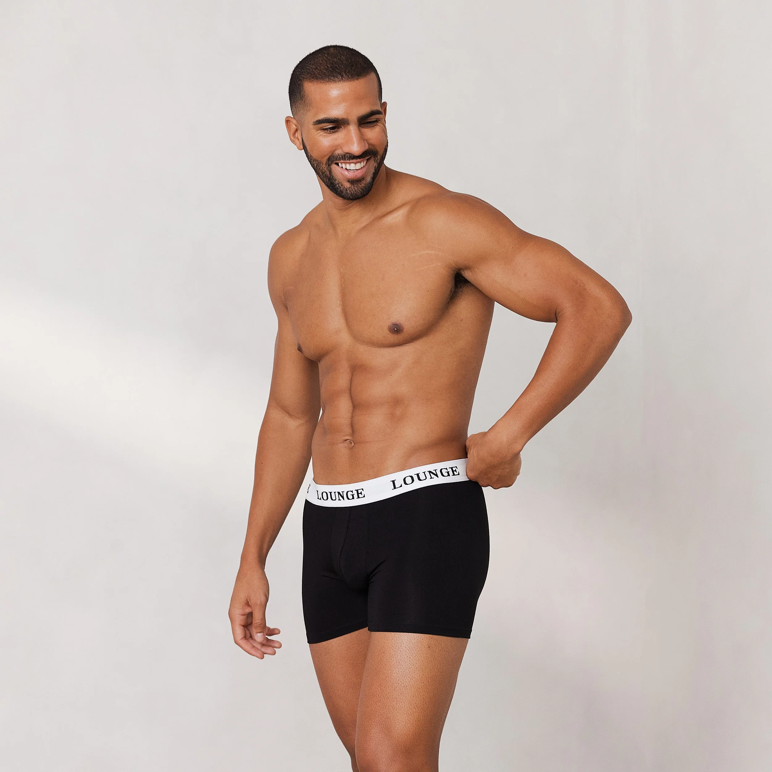 Men's Everyday Boxers (3 Pack) - Black - Image 3