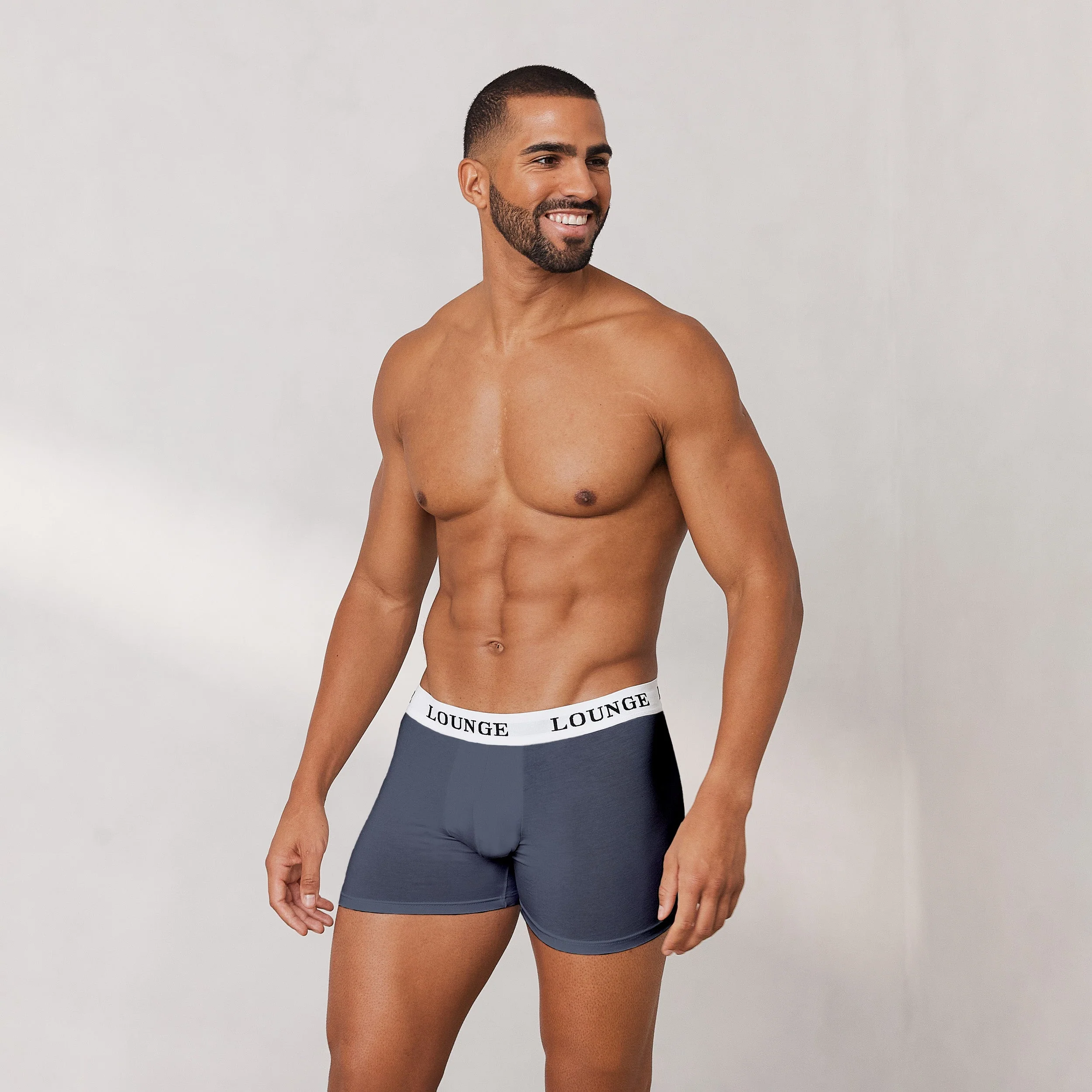 Men's Everyday Boxers (3 Pack) - Smoked Blue - Image 6